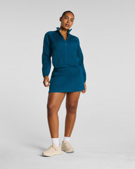 SPANXshape™ BoostUp Glow Weave Skort, 14" | Deep Cove