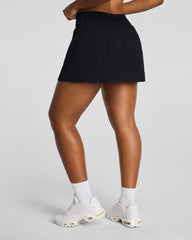SPANXshape™ BoostUp Glow Weave Skort, 14" | Very Black