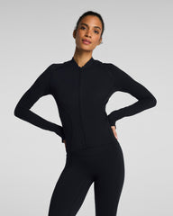 SPANX® CurveTheory Contour Full Zip Jacket | Very Black