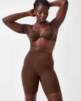 SPANXsculpt™ Seamless Power Mid-Thigh Short | Chestnut Brown