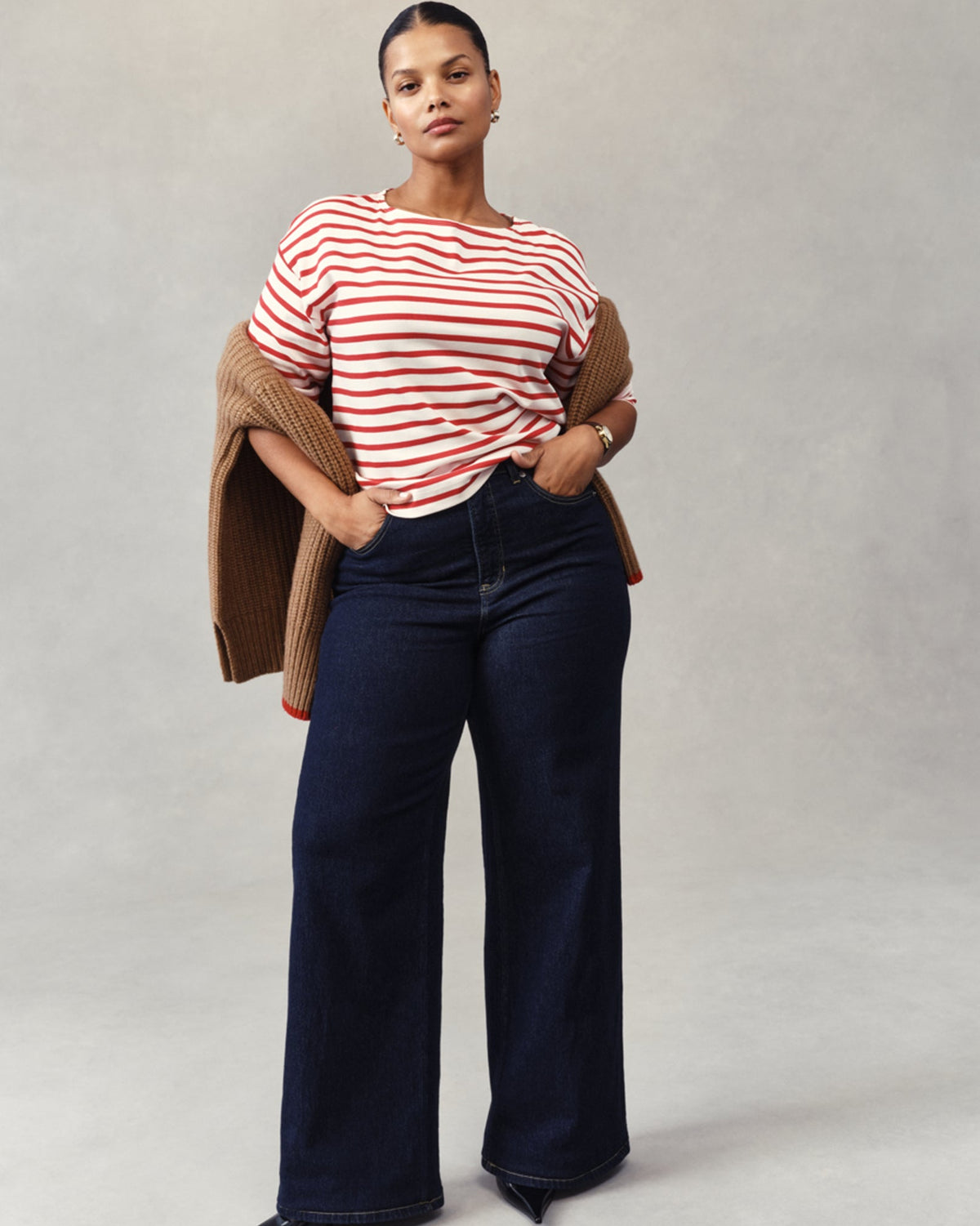 SPANXshape™ Authentic 360 Wide Leg Jeans | Marina