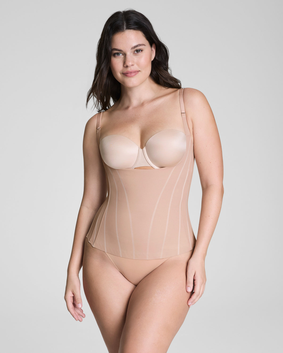 SPANXsupersculpt™ TotalContour Open-Bust Cami | Natural Bronze