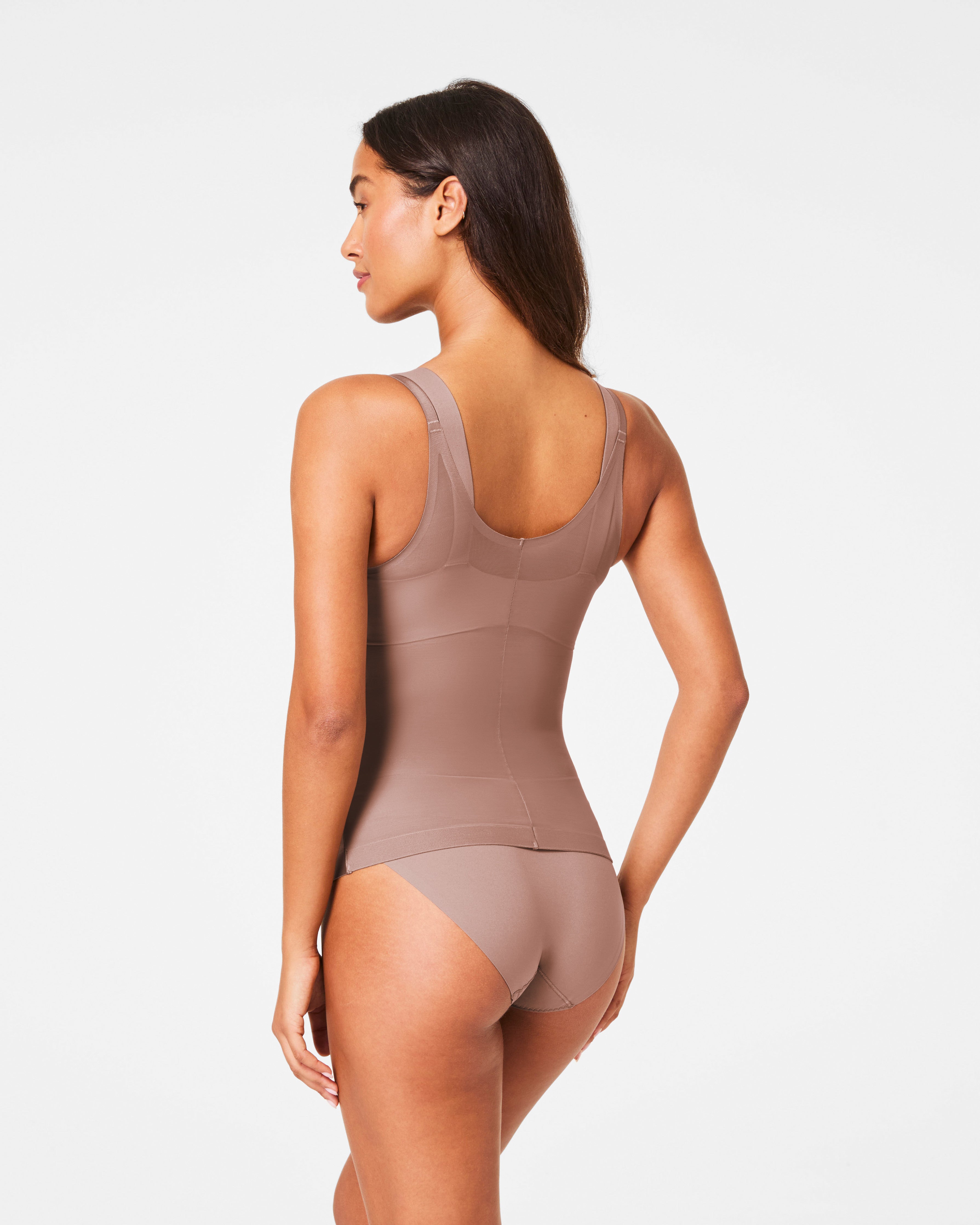SPANXshape™ Satin-X™ Open-Bust Cami | Cafe Au Lait