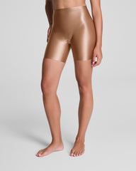 SPANXshape™ LuxeShine Mid-Thigh Short | Cafe Au Lait Shimmer