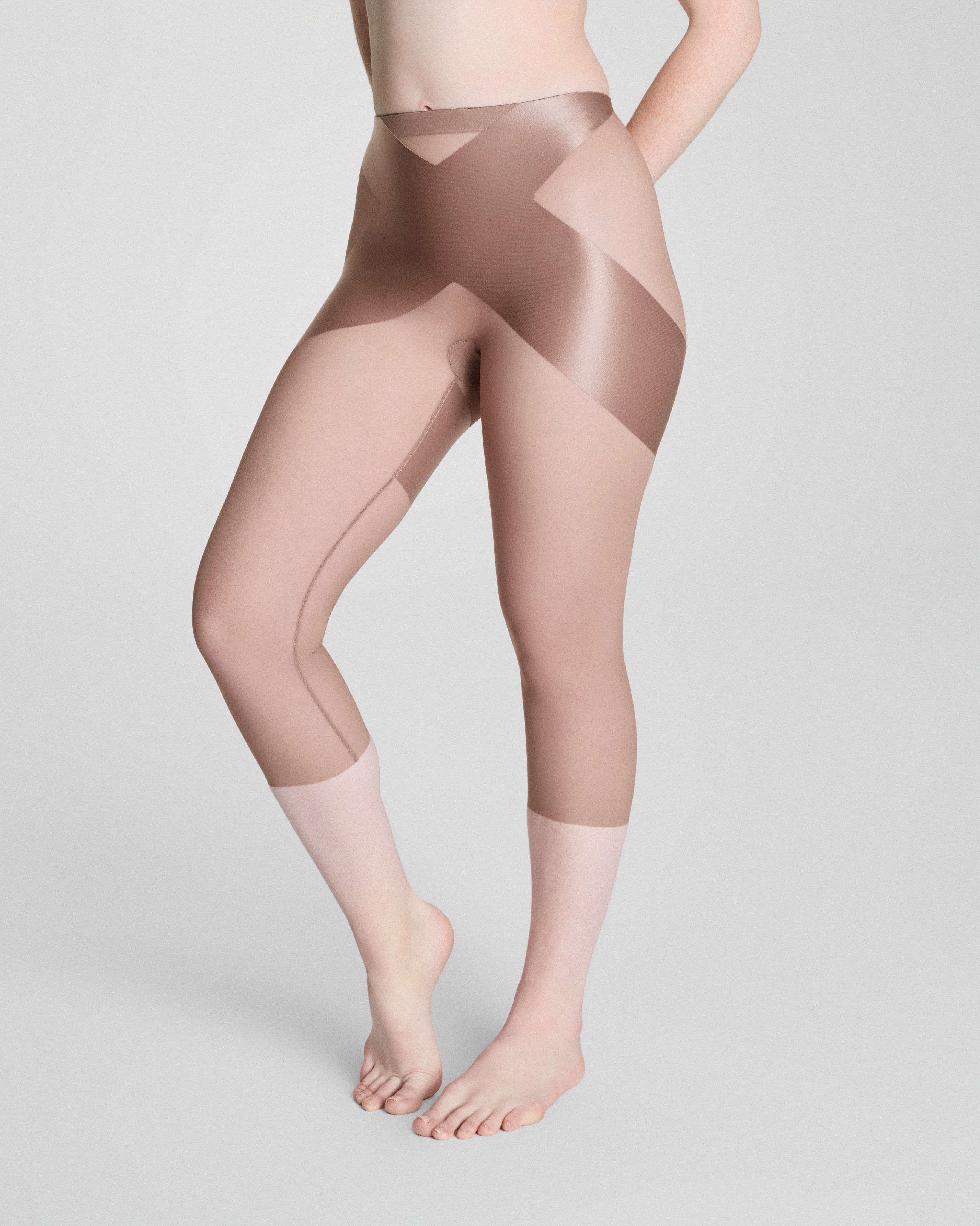 SPANXshape™ Satin-X™ Capri | Cafe Au Lait