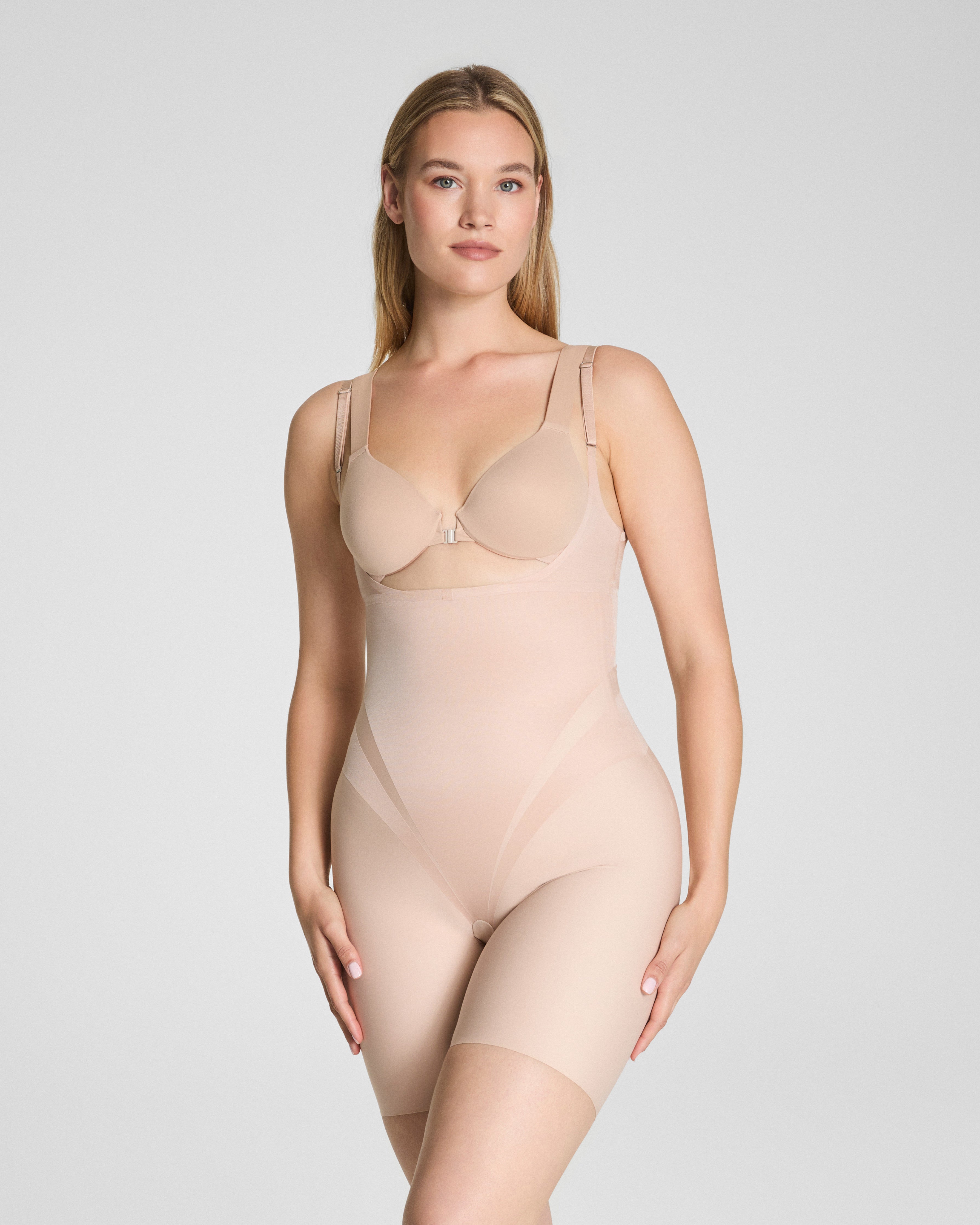 SPANXsupersculpt™ Transform Open-Bust Mid-Thigh Bodysuit