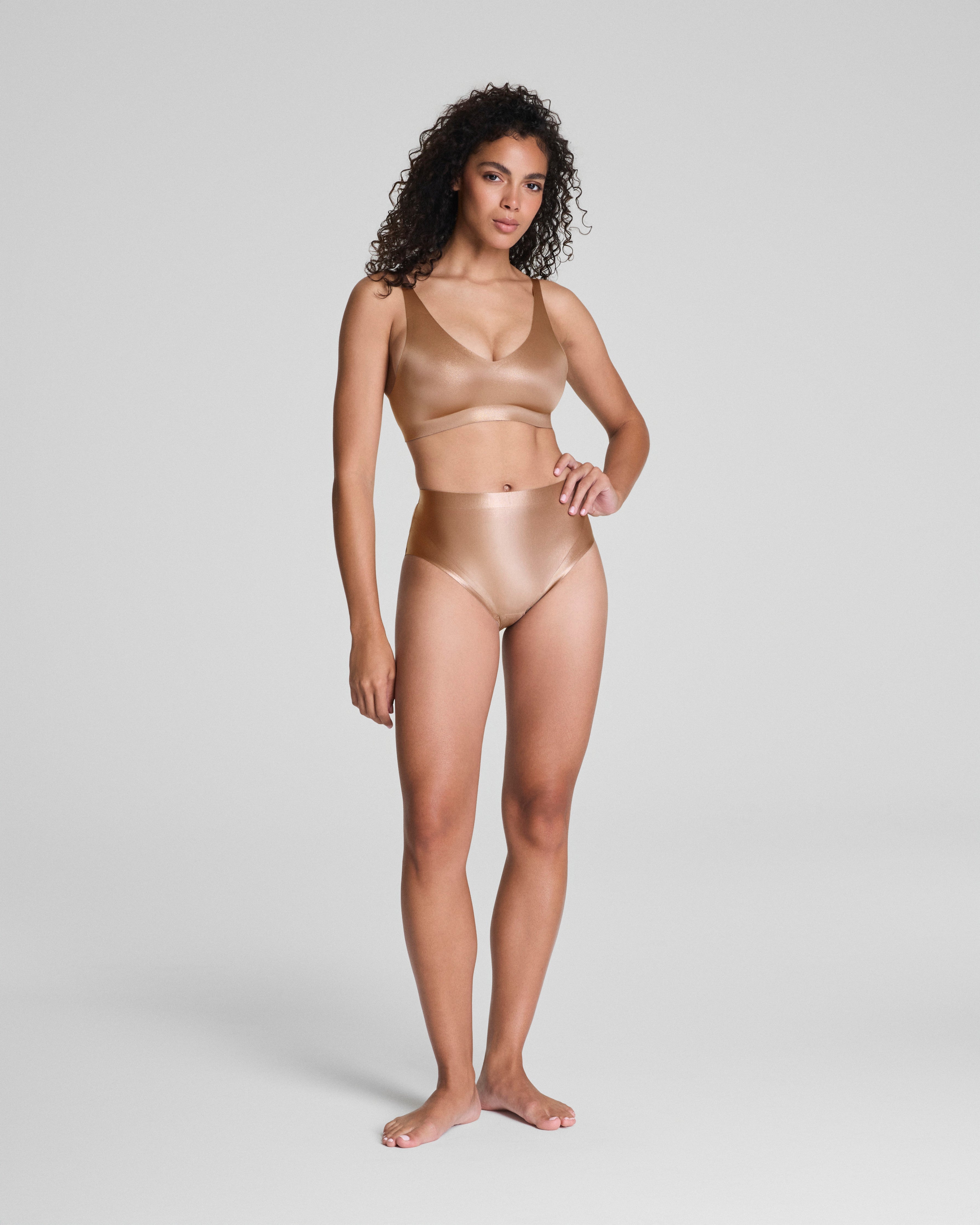 SPANXshape™ LuxeShine Brief | Cafe Au Lait Shimmer