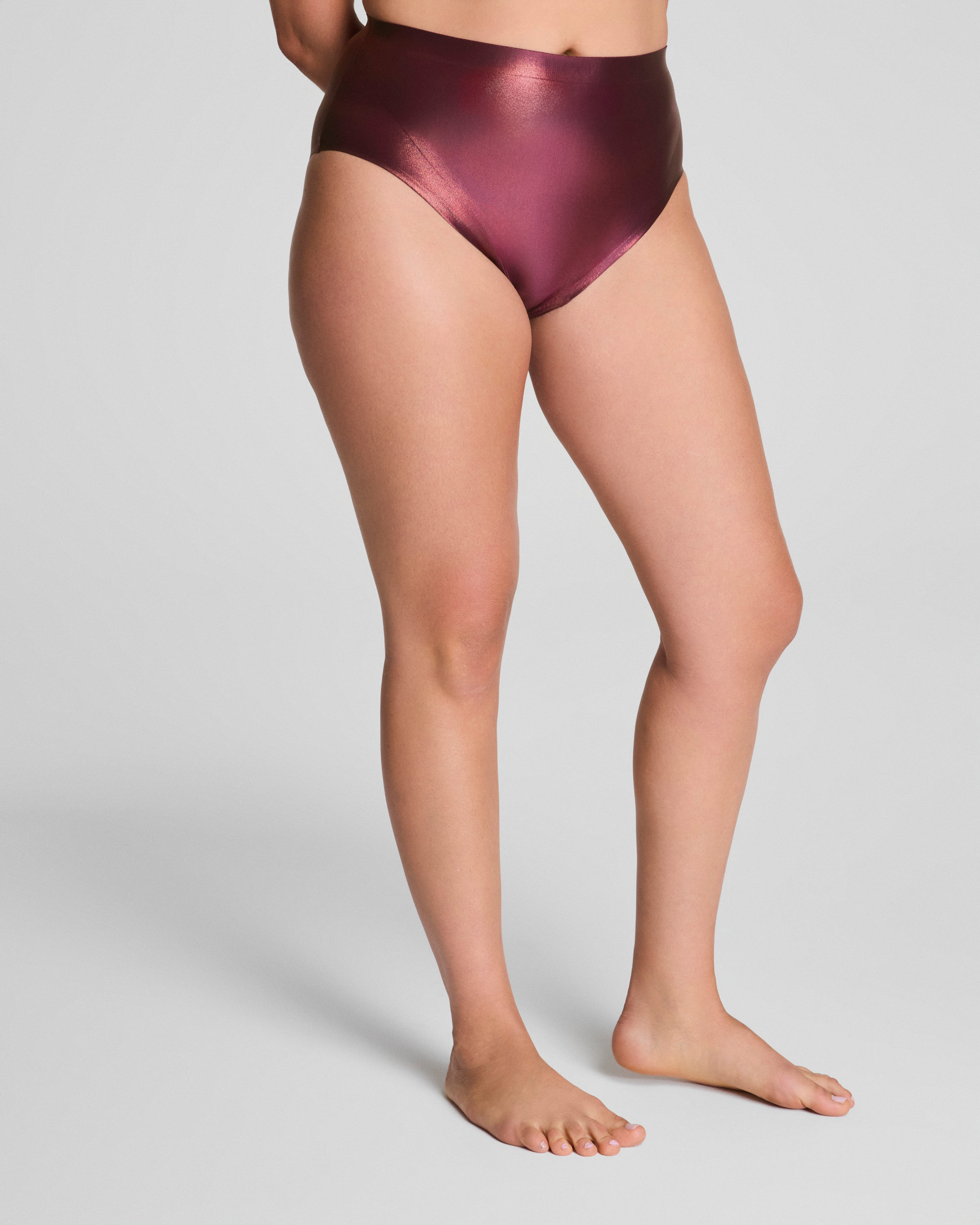 SPANXshape™ LuxeShine Brief | Plum Berry Shimmer