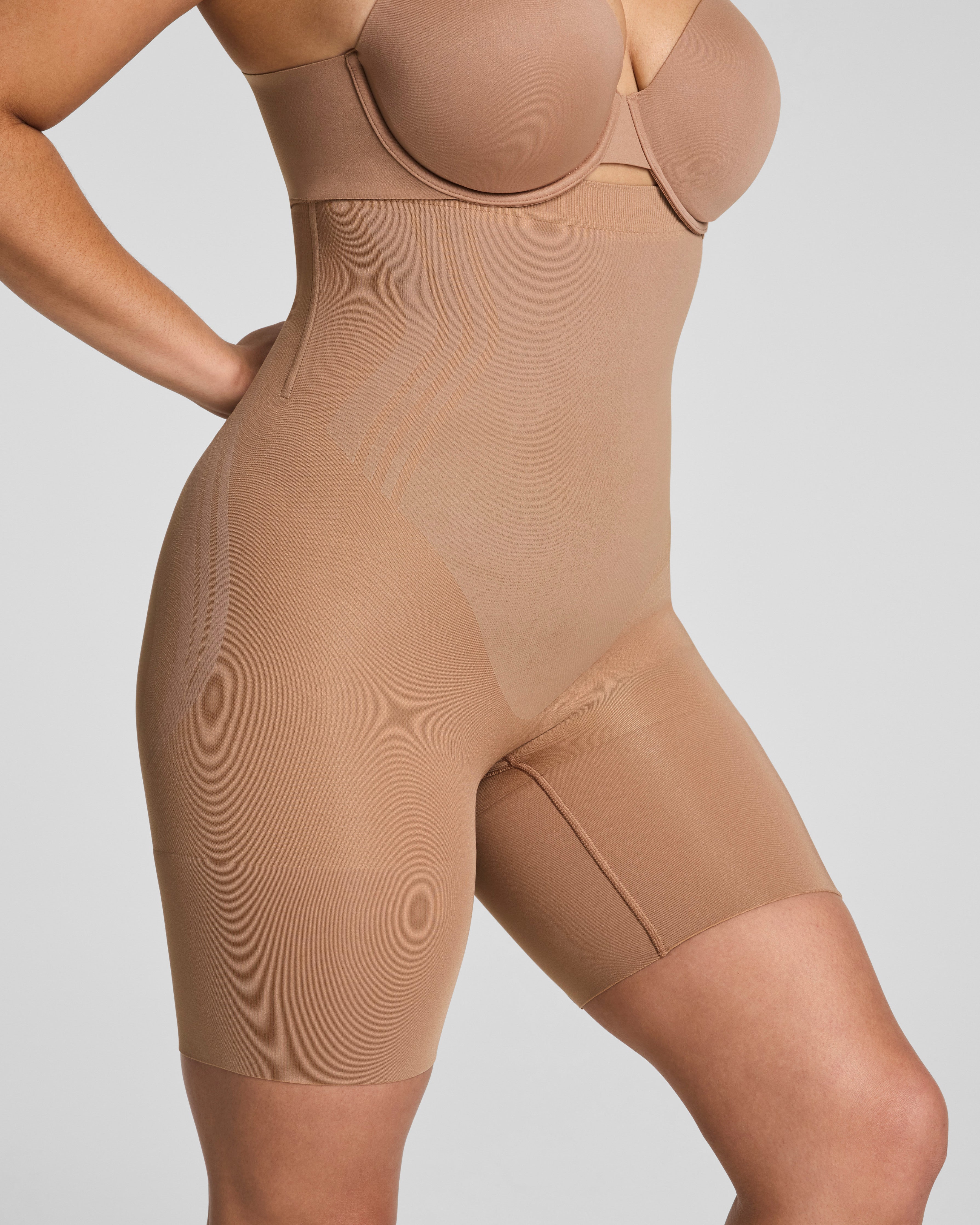 SPANXsculpt™ GoFigure High-Waisted Mid-Thigh Short | Cinnamon