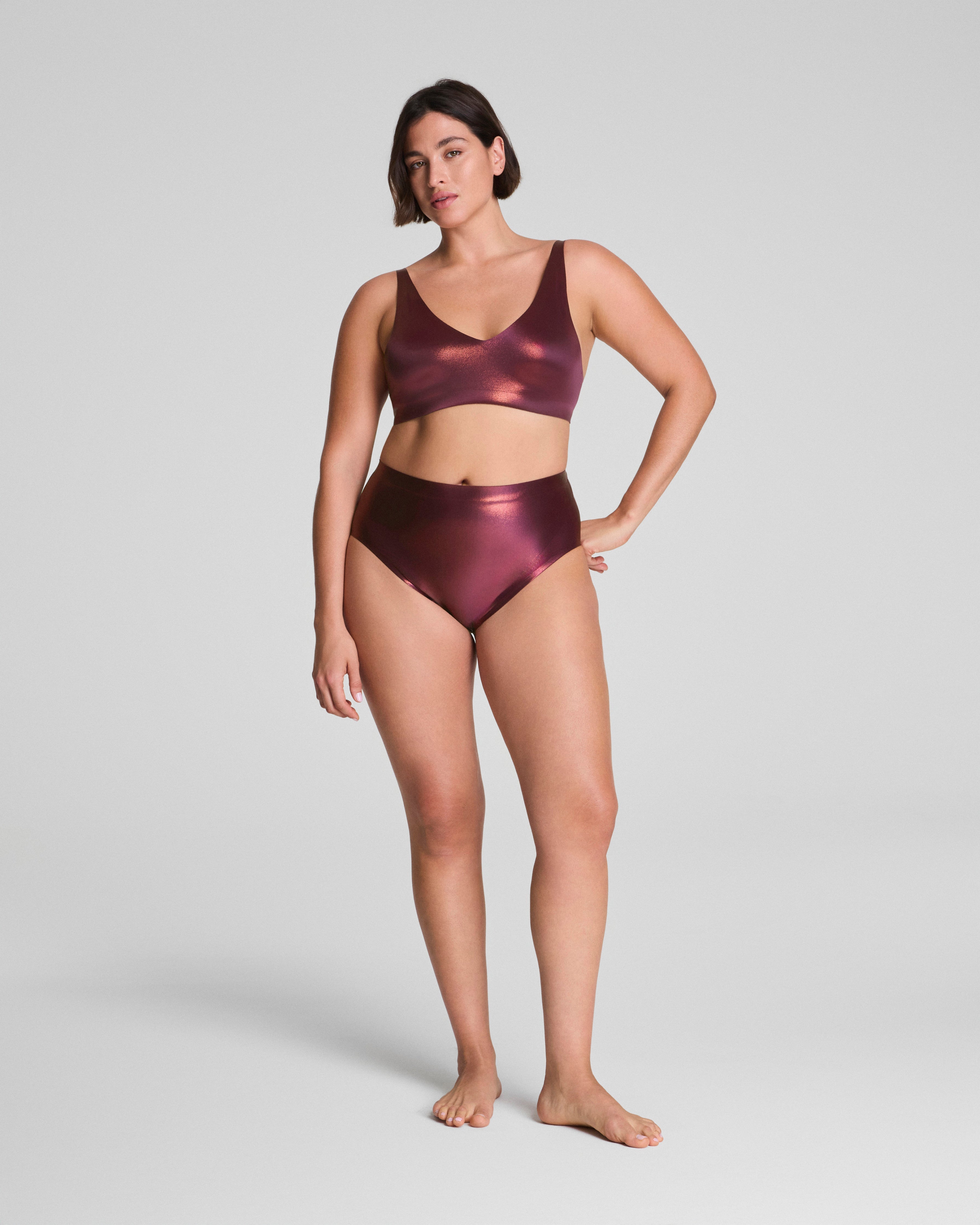 SPANXshape™ LuxeShine Bralette | Plum Berry Shimmer