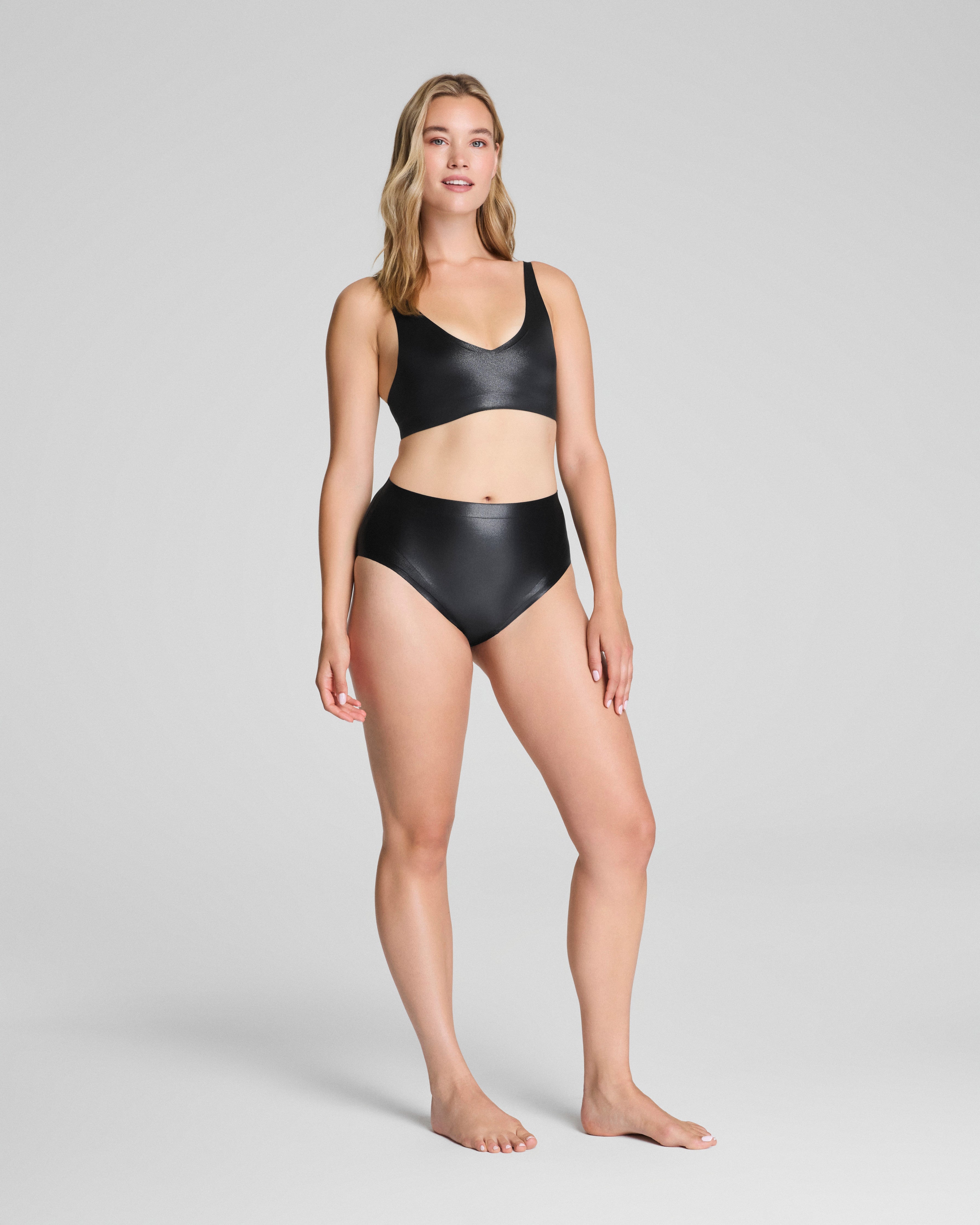 SPANXshape™ LuxeShine Bralette | Very Black Shimmer