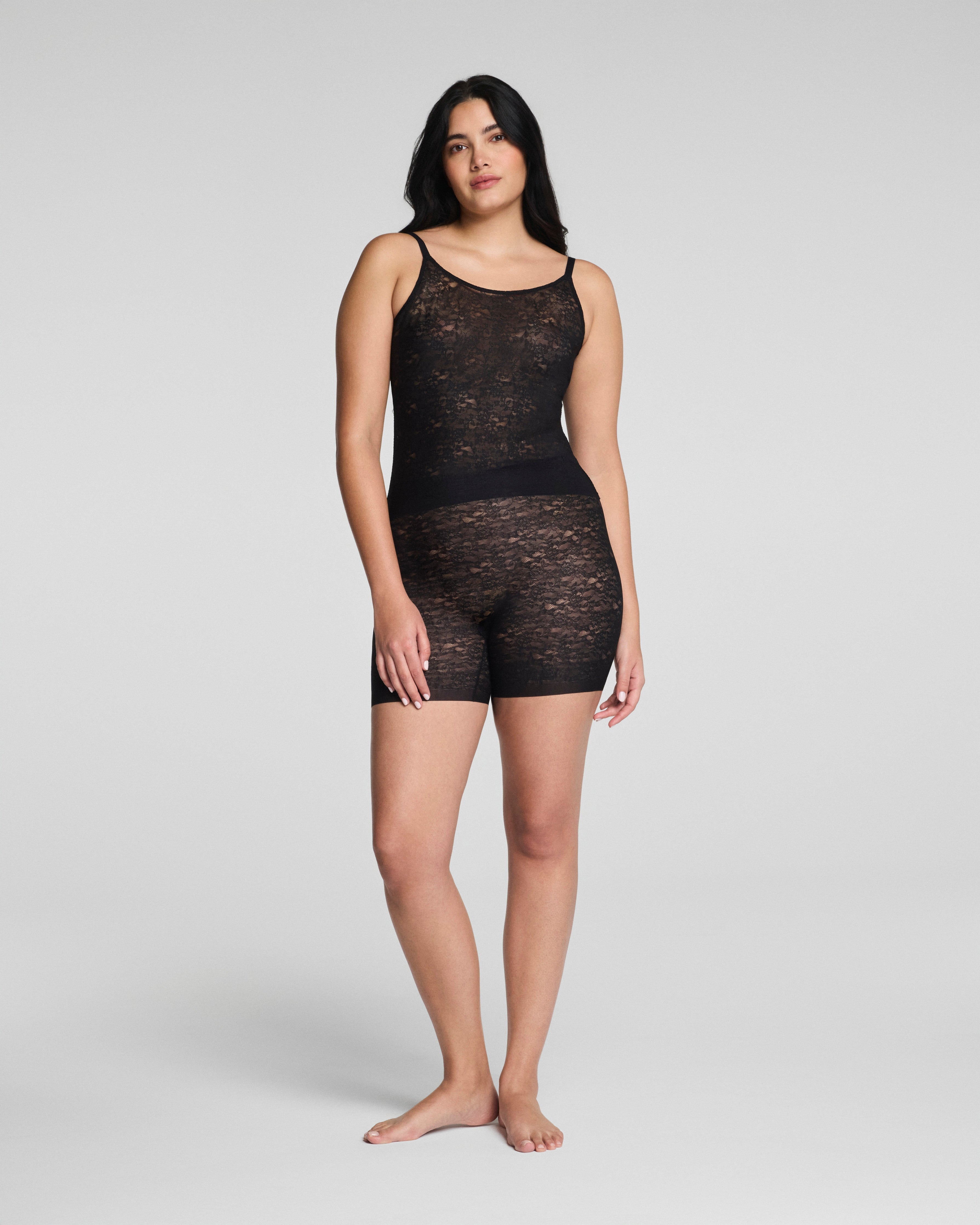 SPANXsupersmooth™ Day to Date Night Lace Girlshort | Very Black