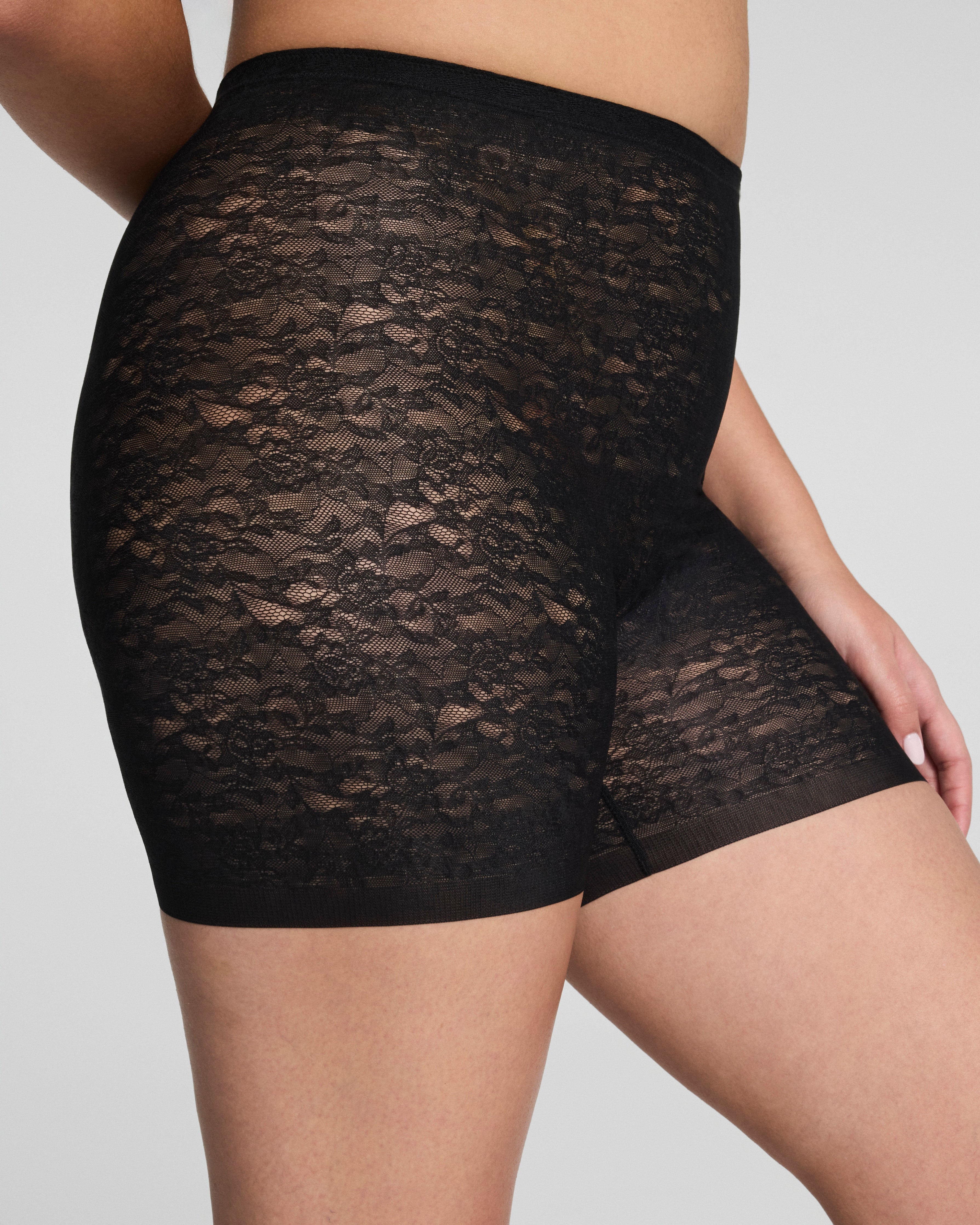 SPANXsupersmooth™ Day to Date Night Lace Girlshort | Very Black