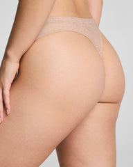 SPANXsupersmooth™ Day to Date Night Lace Thong | Chai