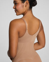 SPANXsculpt™ GoFigure Open-Bust Mid-Thigh Bodysuit | Cinnamon