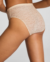 SPANXsupersmooth™ Day to Date Night Lace Hi-Leg Brief | Toasted Coconut
