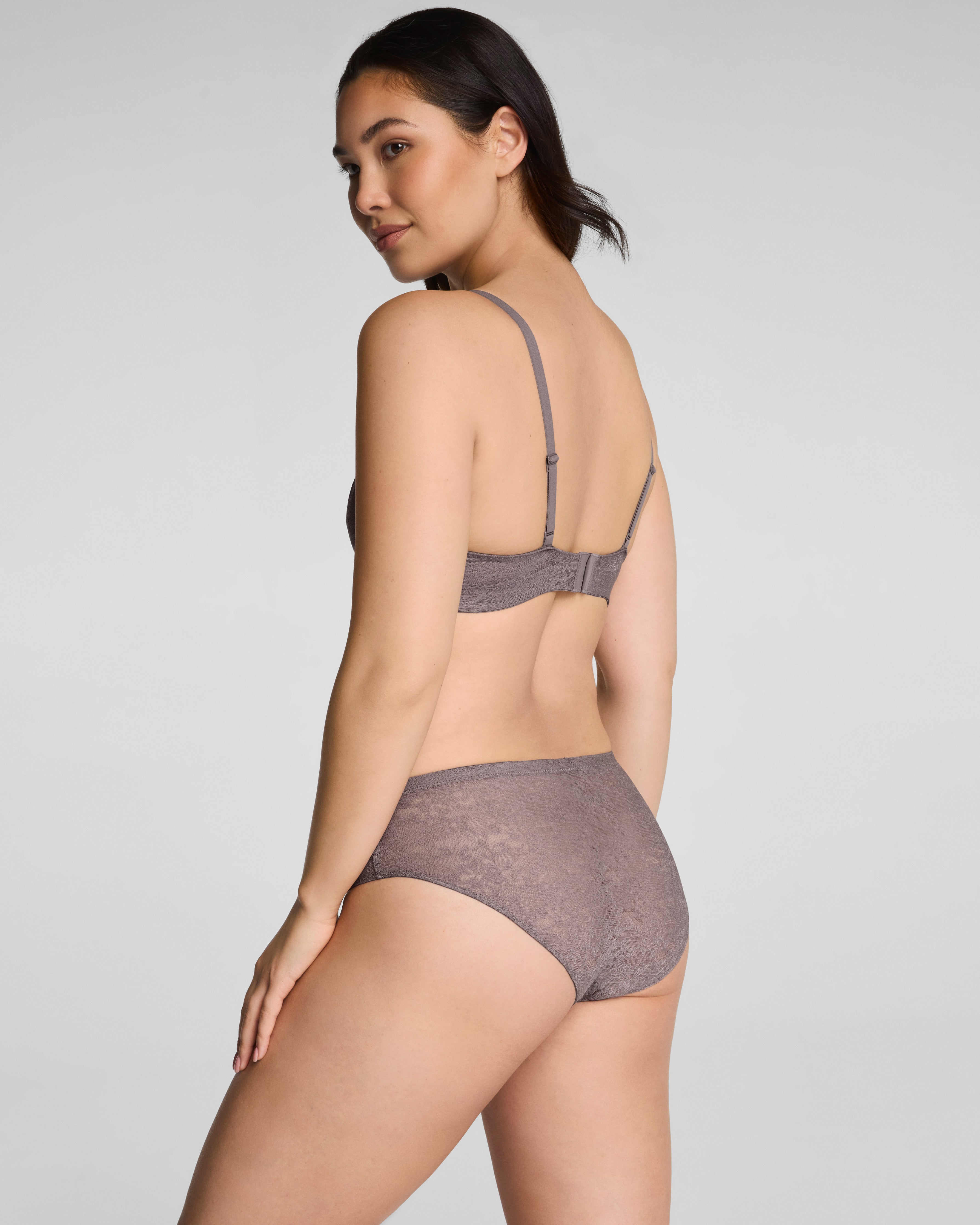 SPANXsupersmooth™ Day to Date Night Lace Bralette | Granite