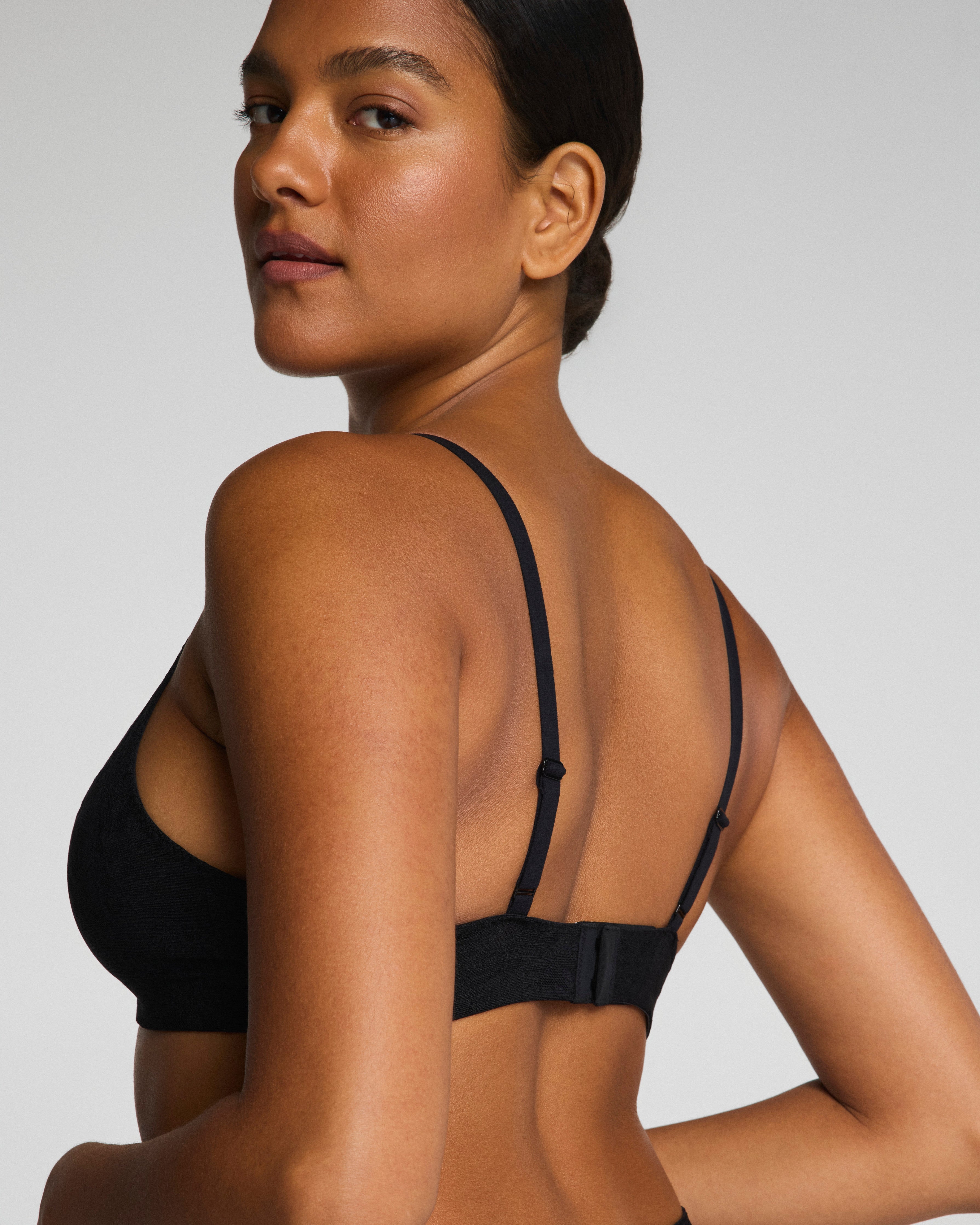 SPANXsupersmooth™ Day to Date Night Lace Bralette | Very Black