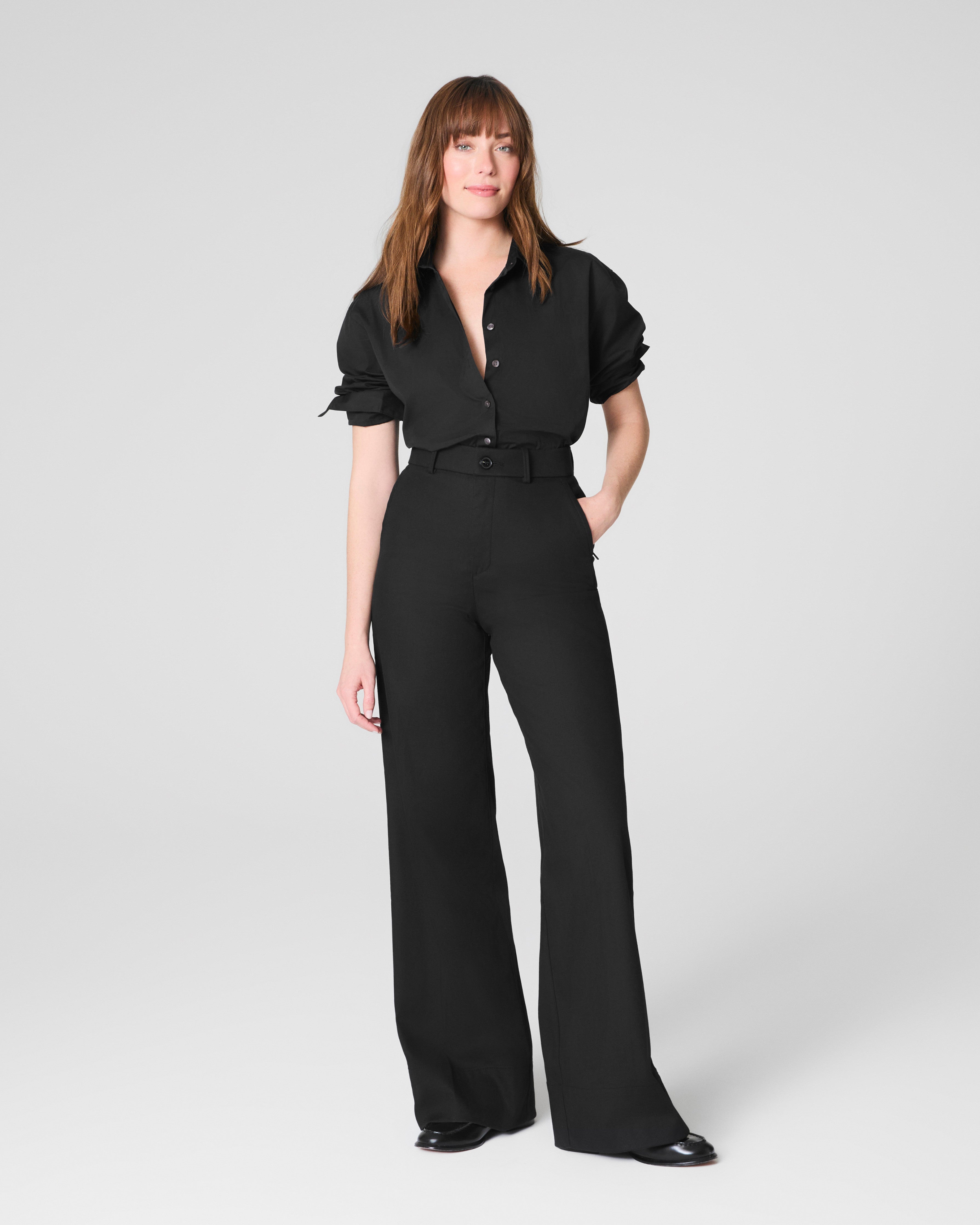 SPANXsupersmooth™ Stretch Twill Wide Leg Pant