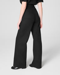 SPANXsupersmooth™ Stretch Twill Wide Leg Pant | Classic Black