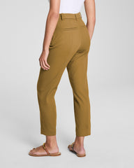 SPANXsupersmooth™ Stretch Twill Slim Straight Pant | Flax