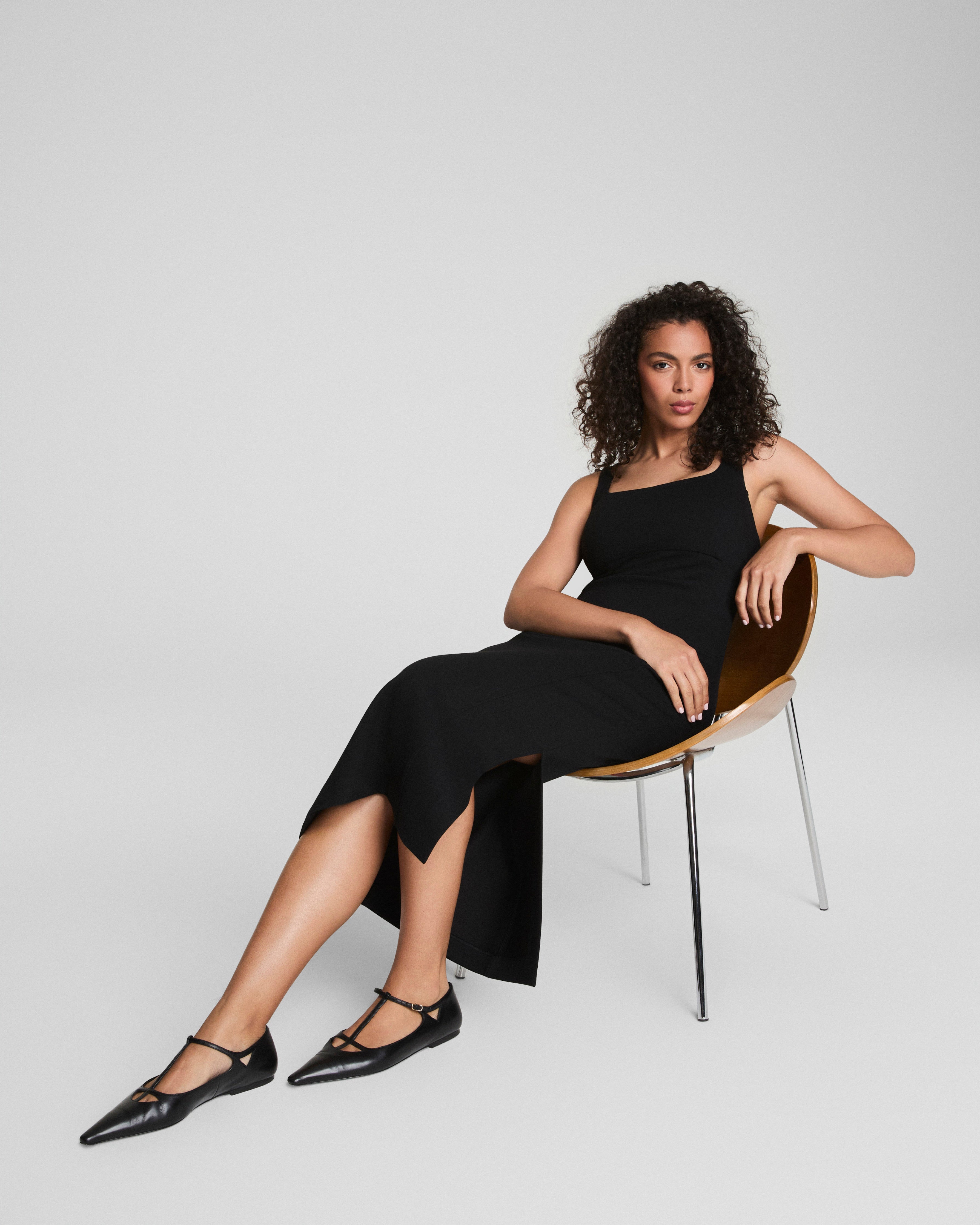 SPANXshape™ Ponte Midi Tank Dress | Classic Black