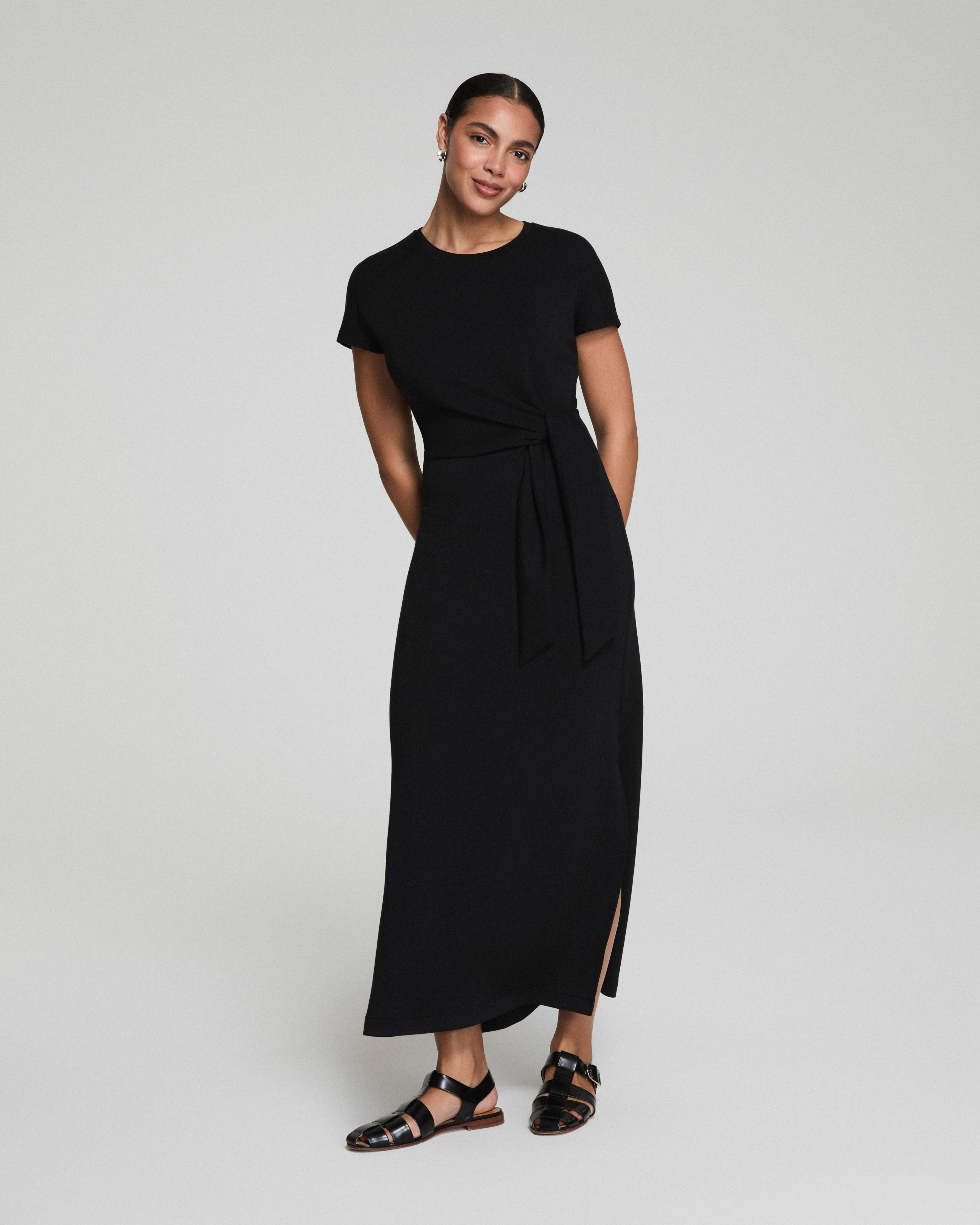 SPANX AirEssentials® Tie-Waist Maxi Dress