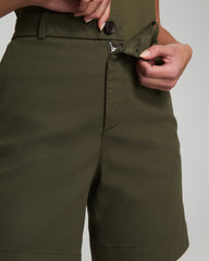 SPANXsupersmooth™ Stretch Twill Short, 7" | Dark Pine