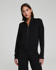 SPANX AirEssentials® Track Jacket | Very Black