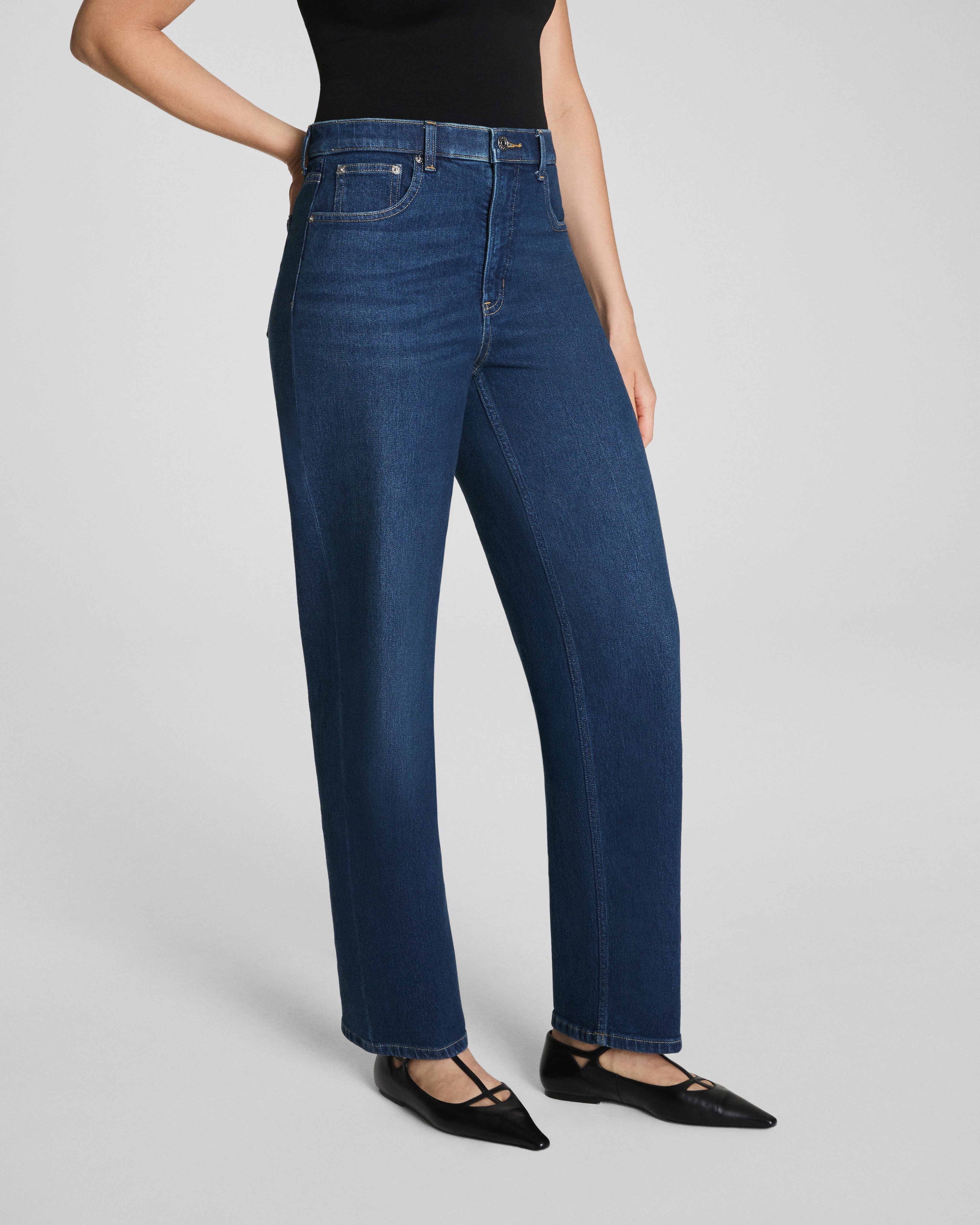SPANXshape™ Authentic 360 90s Straight Leg Jeans | Adriatic Blue