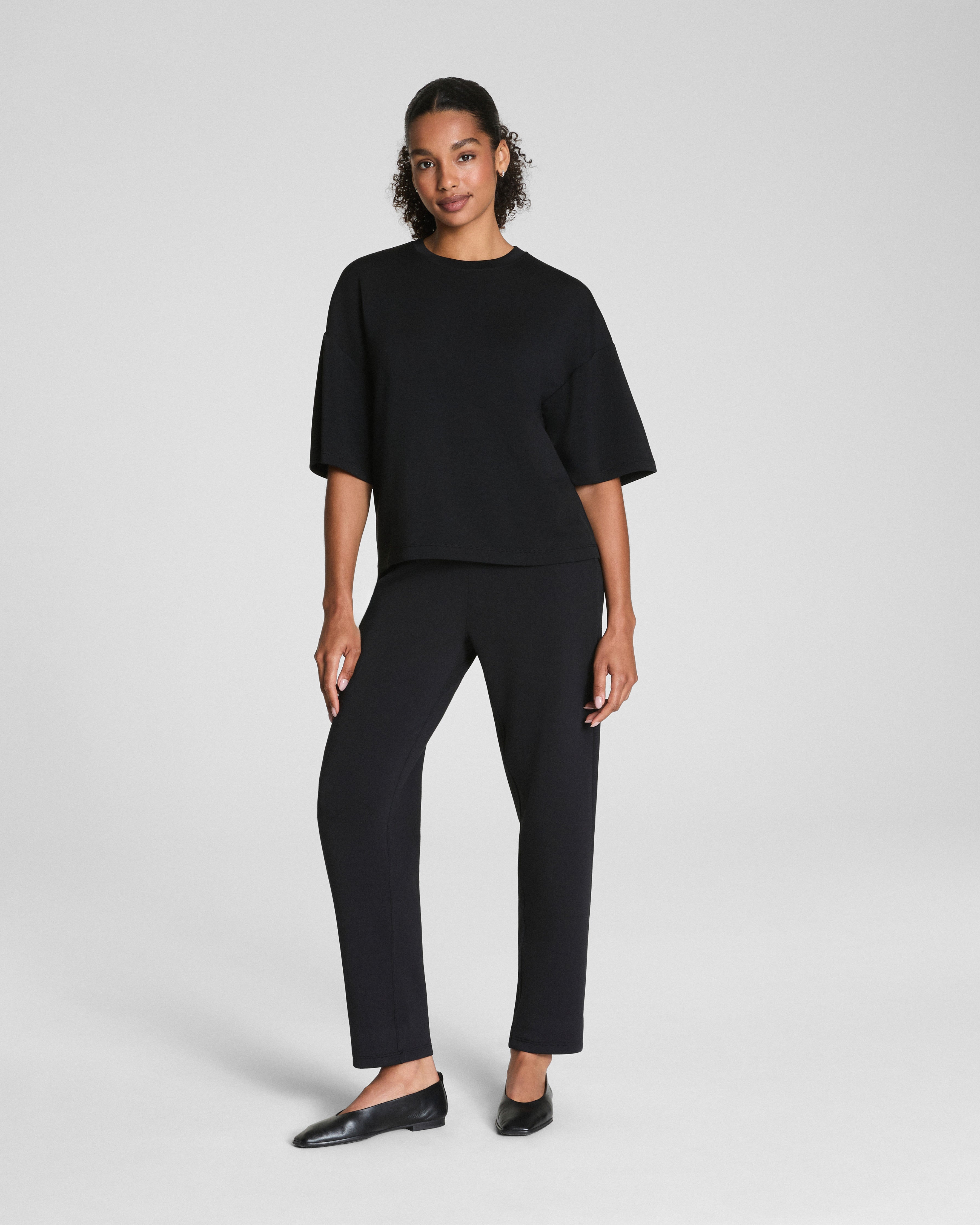 SPANX AirEssentials® Relaxed Tee | Very Black