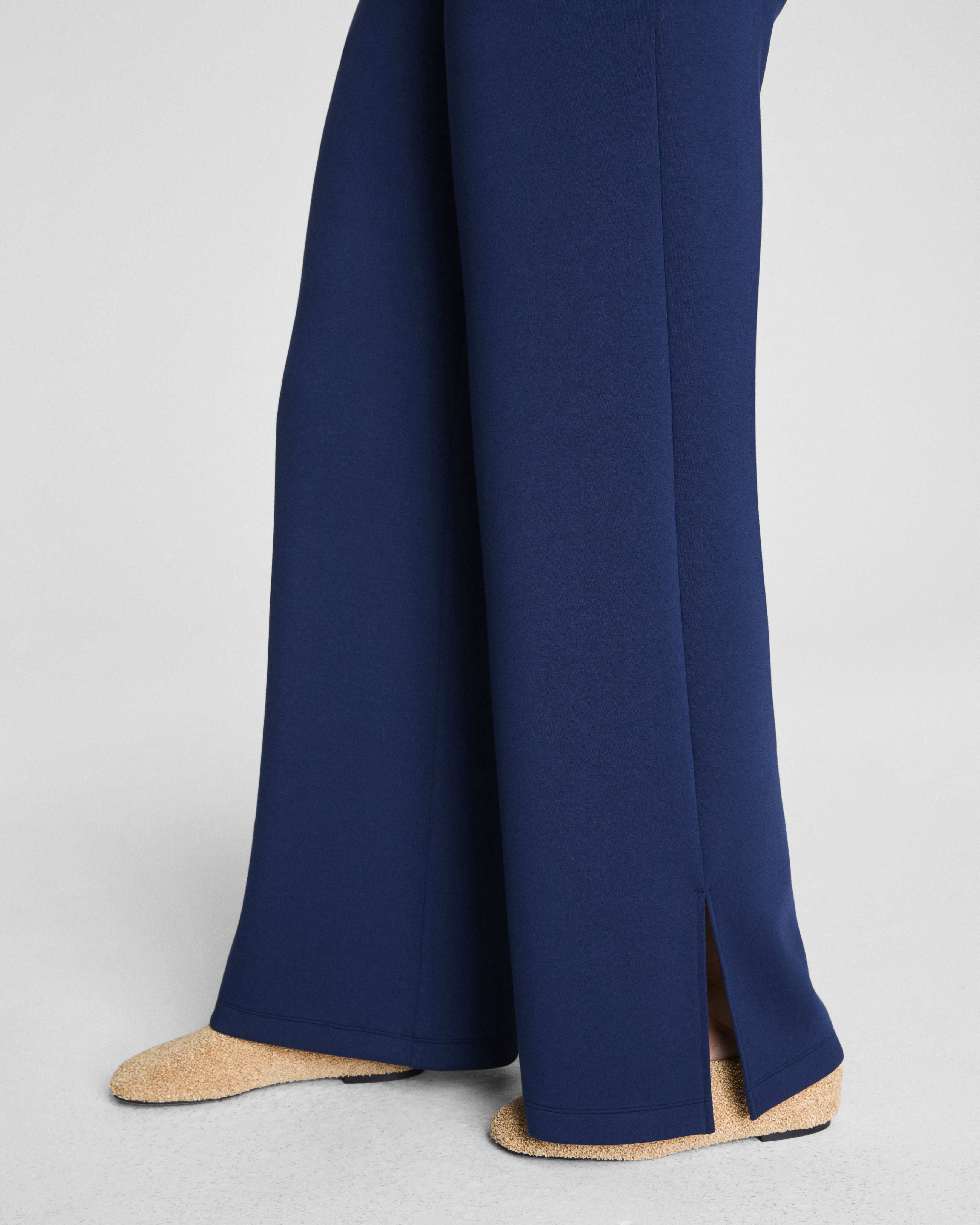 SPANX AirEssentials® Zero Waistband Wide Leg Pant | Timeless Navy