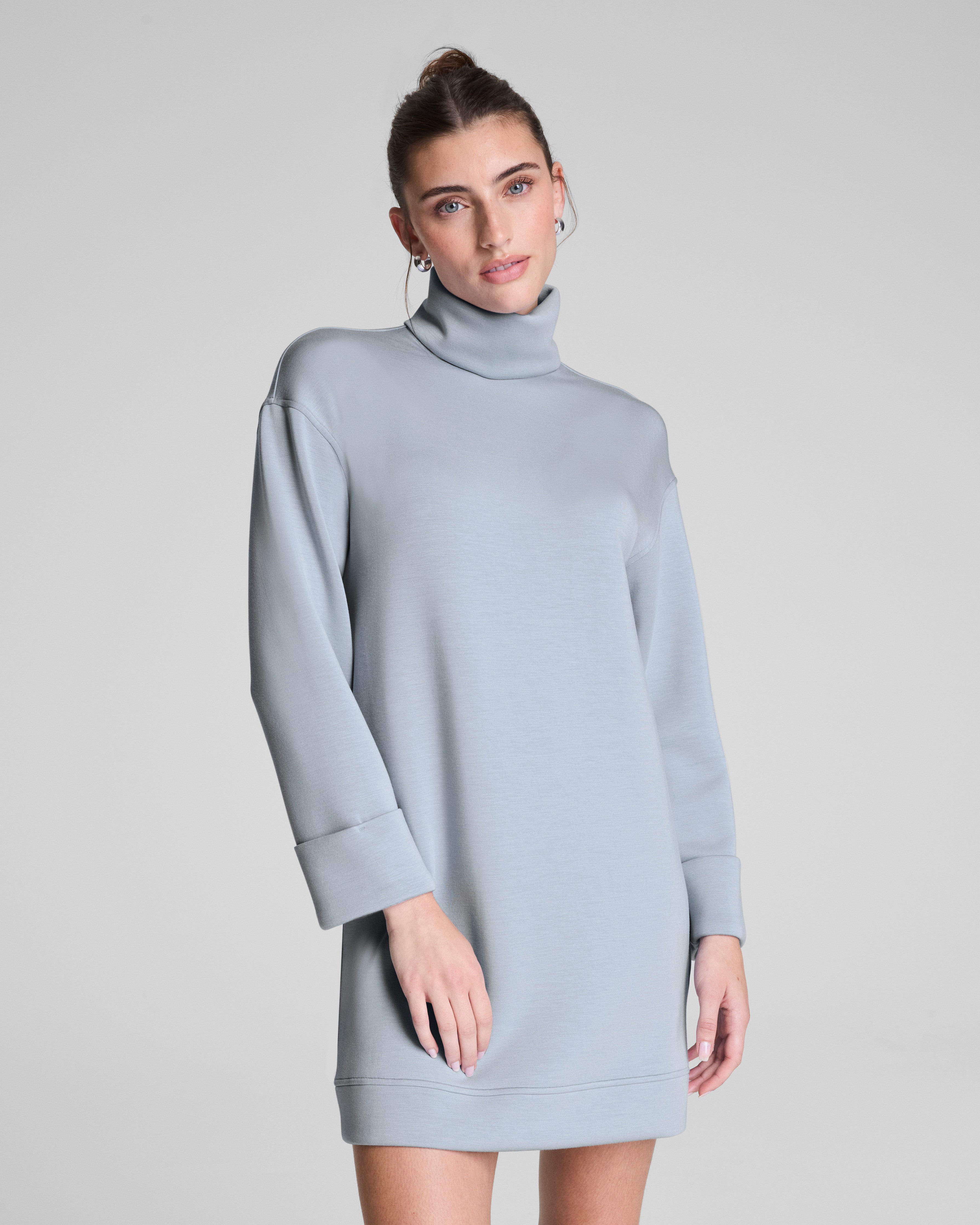 SPANX AirEssentials® Turtleneck Dress | Himalayan Cloud