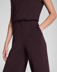 SPANX AirEssentials® Mockneck Jumpsuit | Truffle Brown