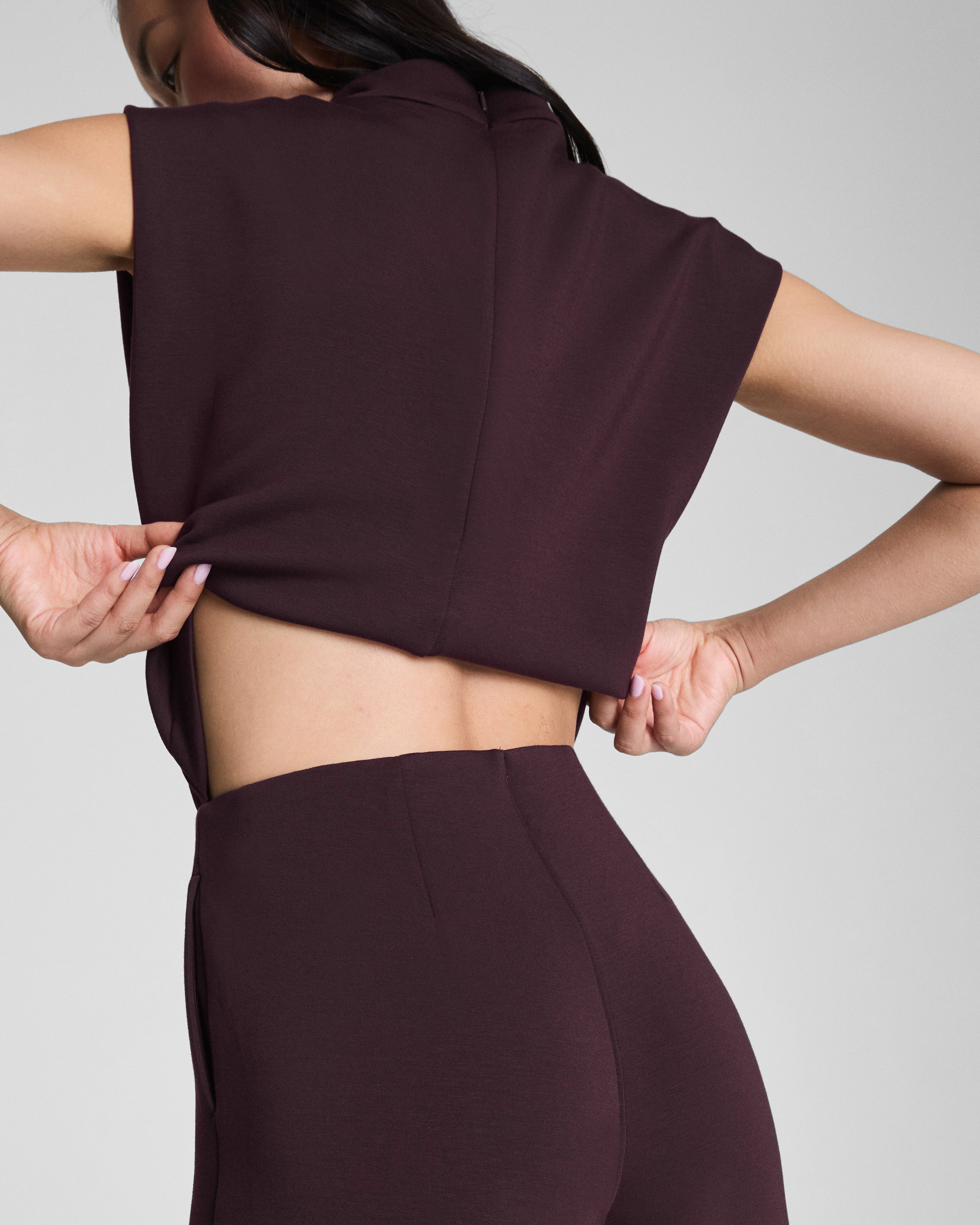 SPANX AirEssentials® Mockneck Jumpsuit | Truffle Brown