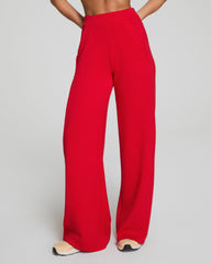 SPANX AirEssentials® Wide Leg Track Pant | SPANX® Red
