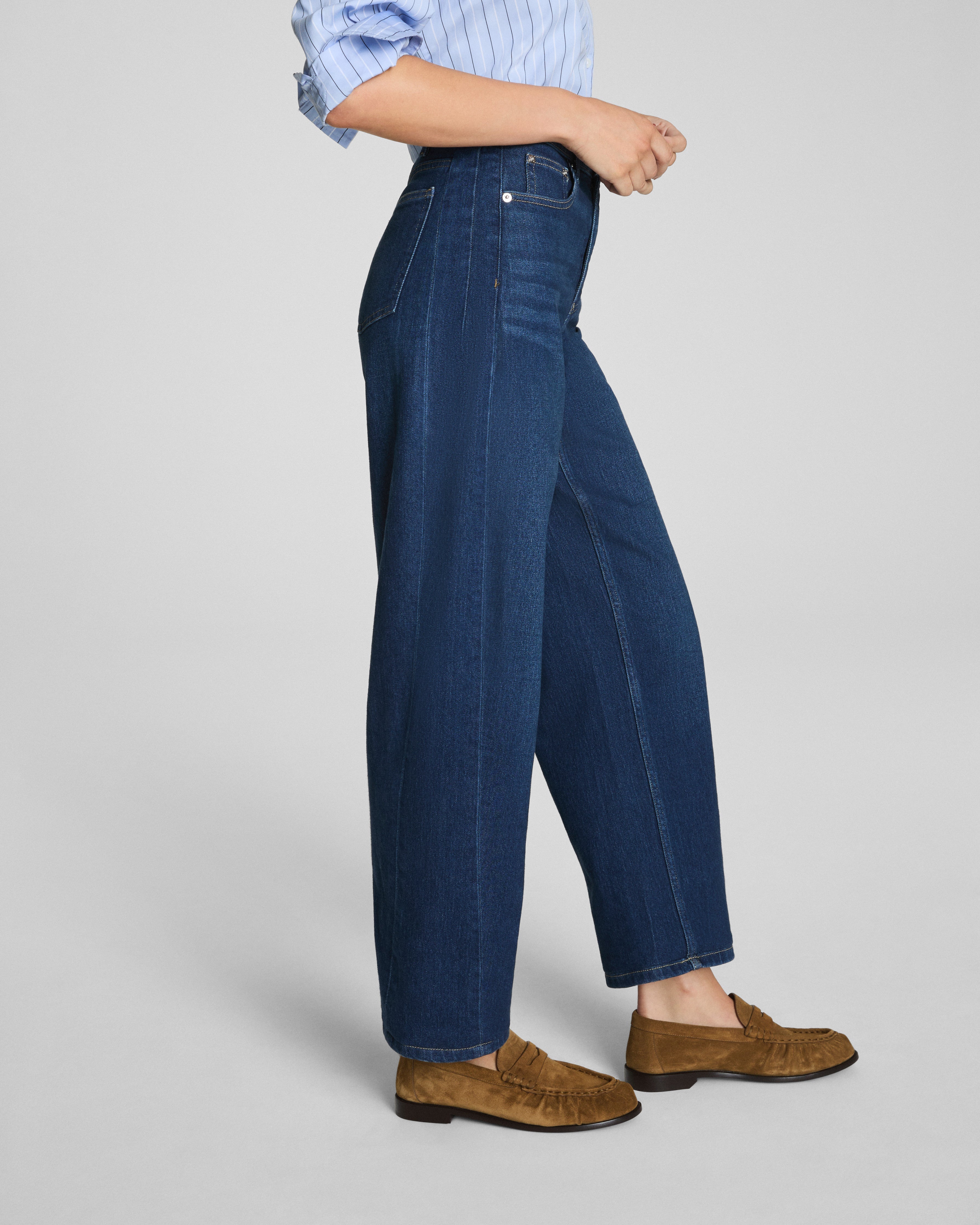 SPANXshape™ Authentic 360 Barrel Leg Jeans | Adriatic Blue