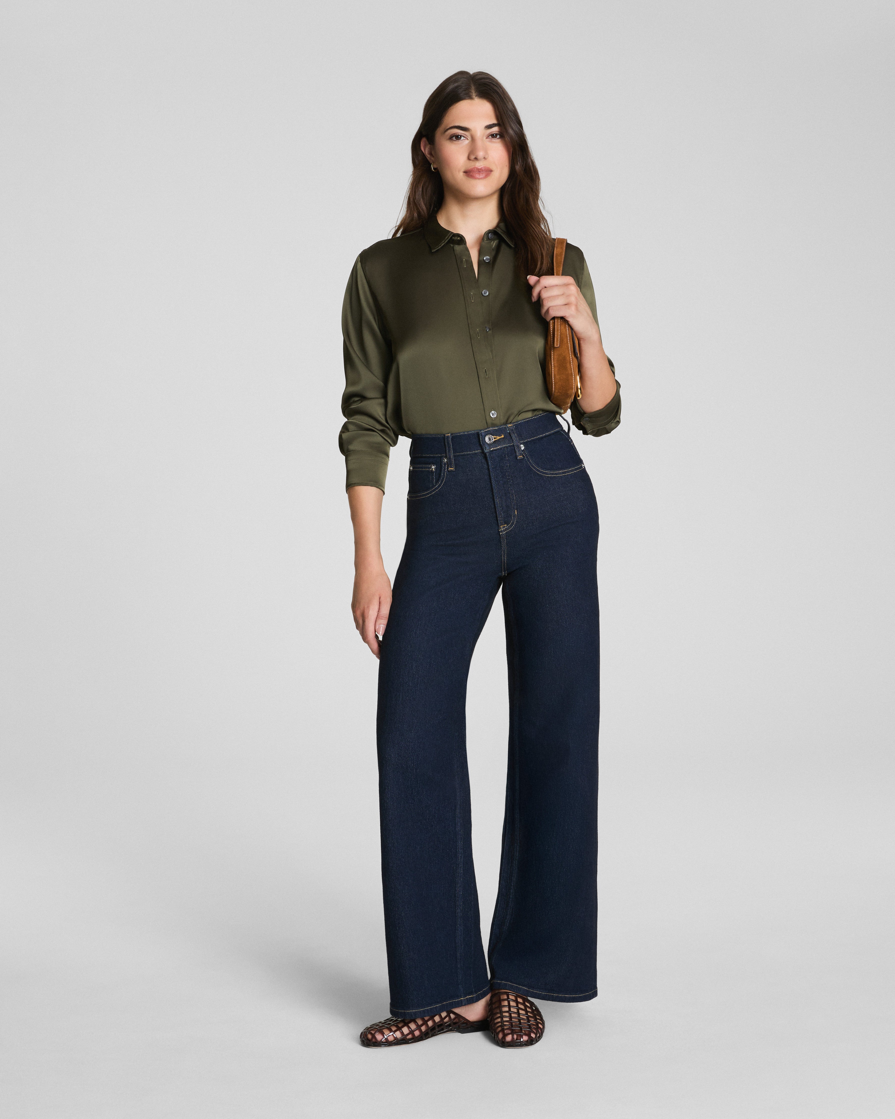 SPANXshape™ Authentic 360 Wide Leg Jeans | Marina