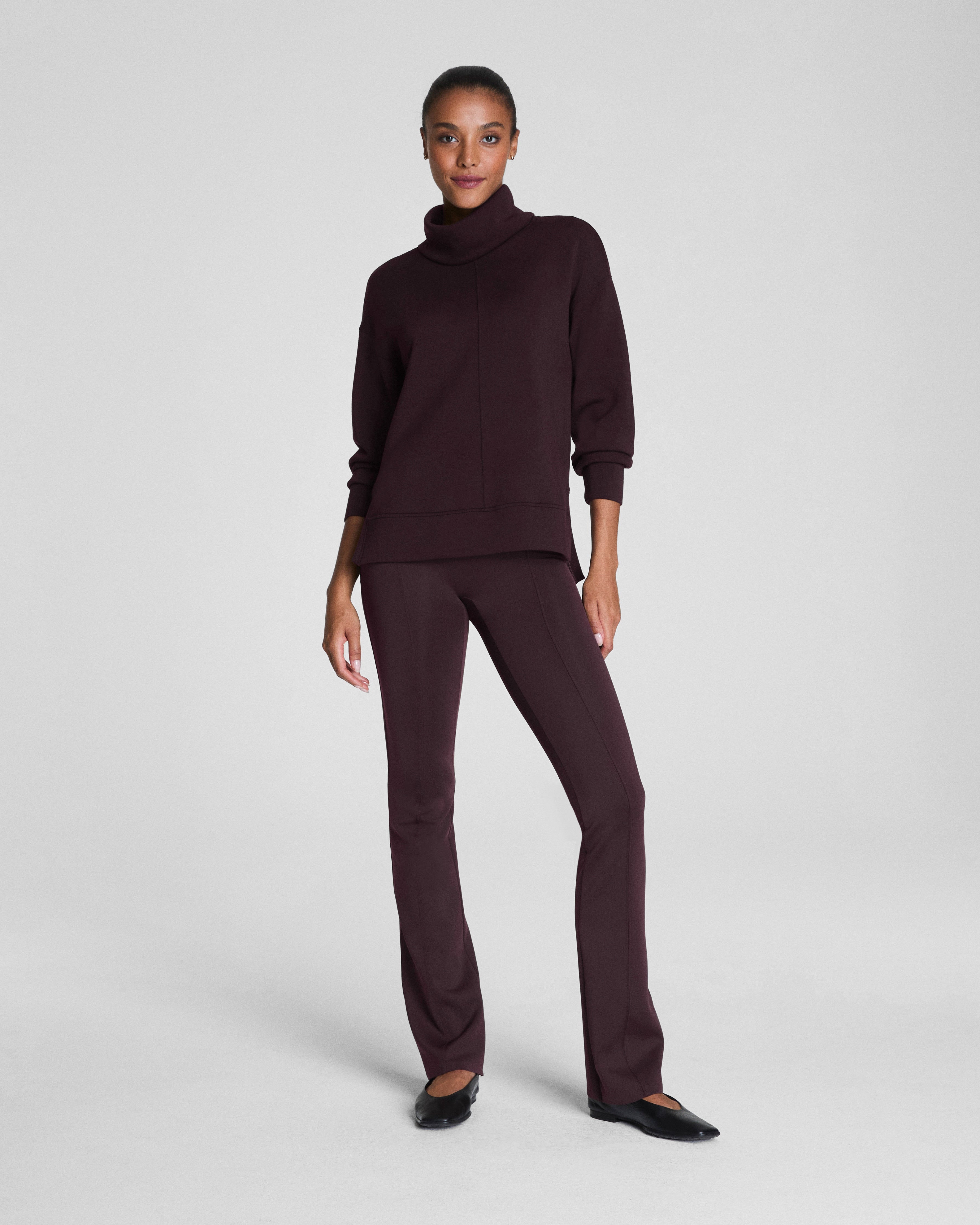 SPANX AirEssentials® Turtleneck Tunic | Truffle Brown