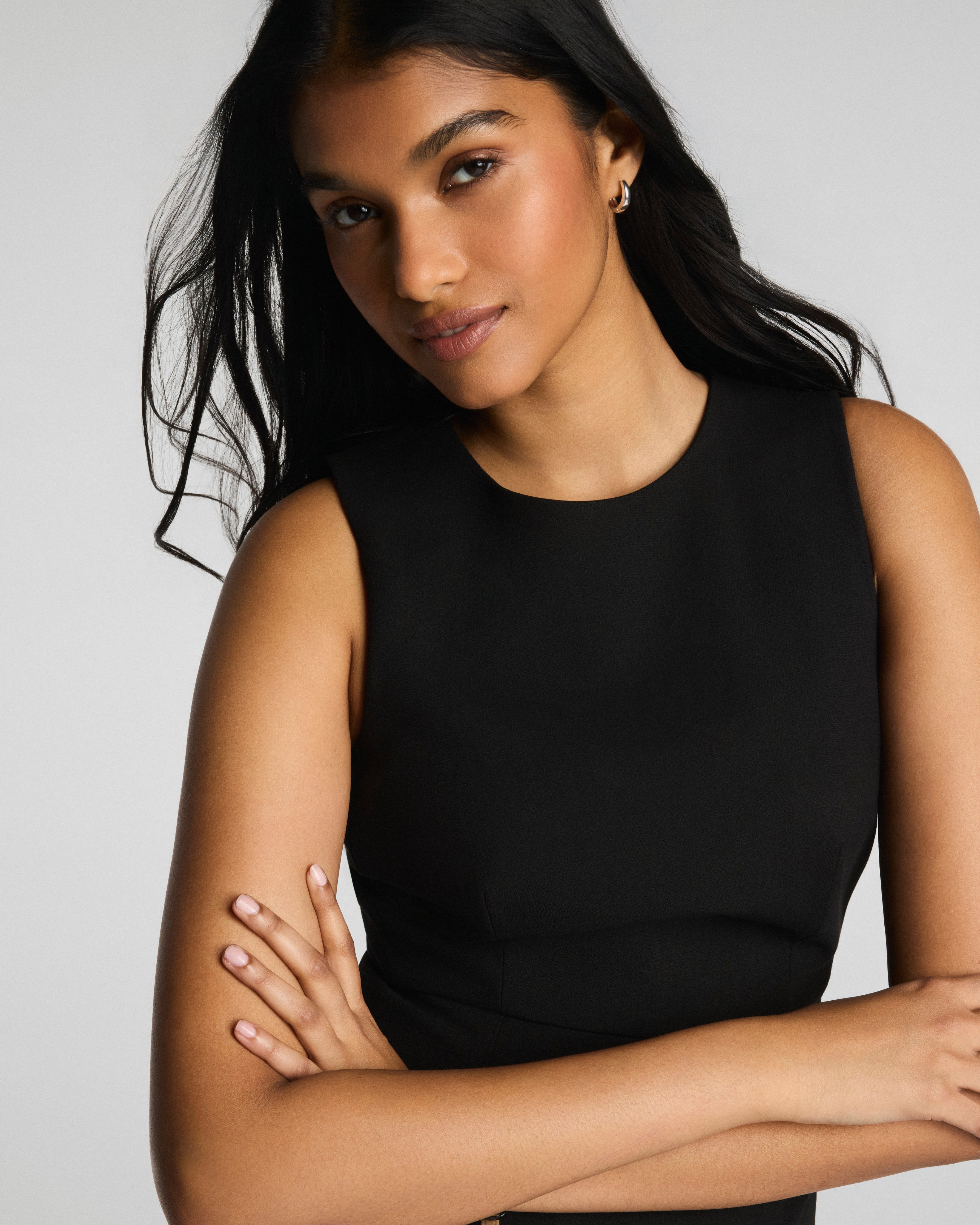 SPANX® WellSuited Sleeveless Crewneck Mini Dress | Classic Black