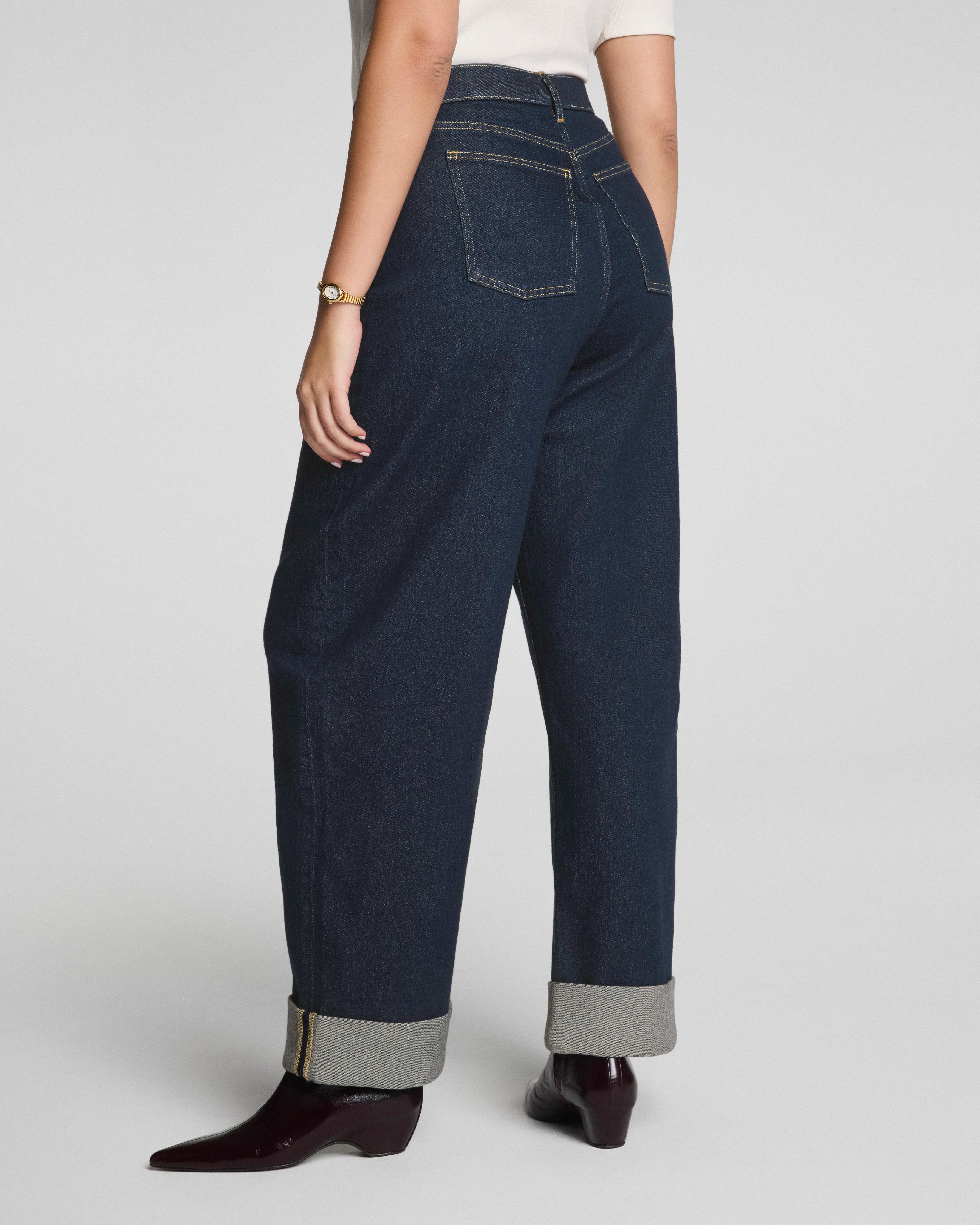 SPANXshape™ Authentic 360 Cuffed Horseshoe Jeans | Marina