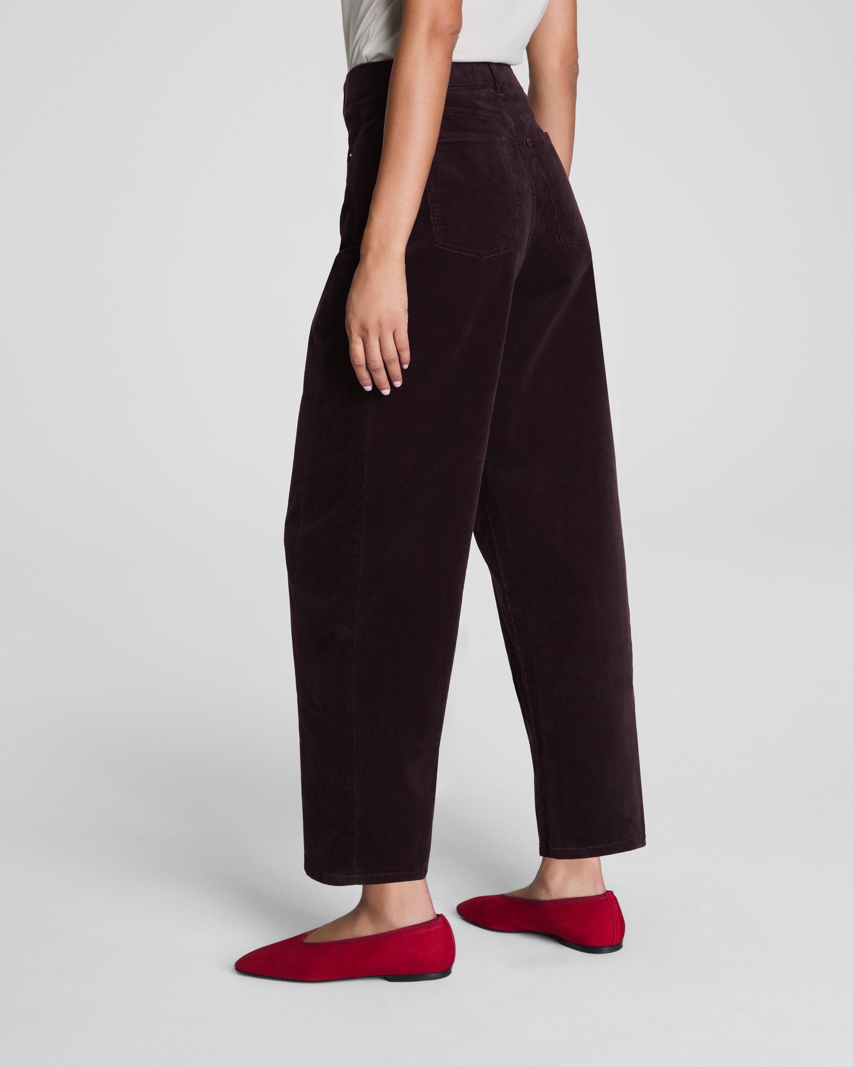 SPANXshape™ Authentic 360 Corduroy Barrel Leg | Truffle Brown