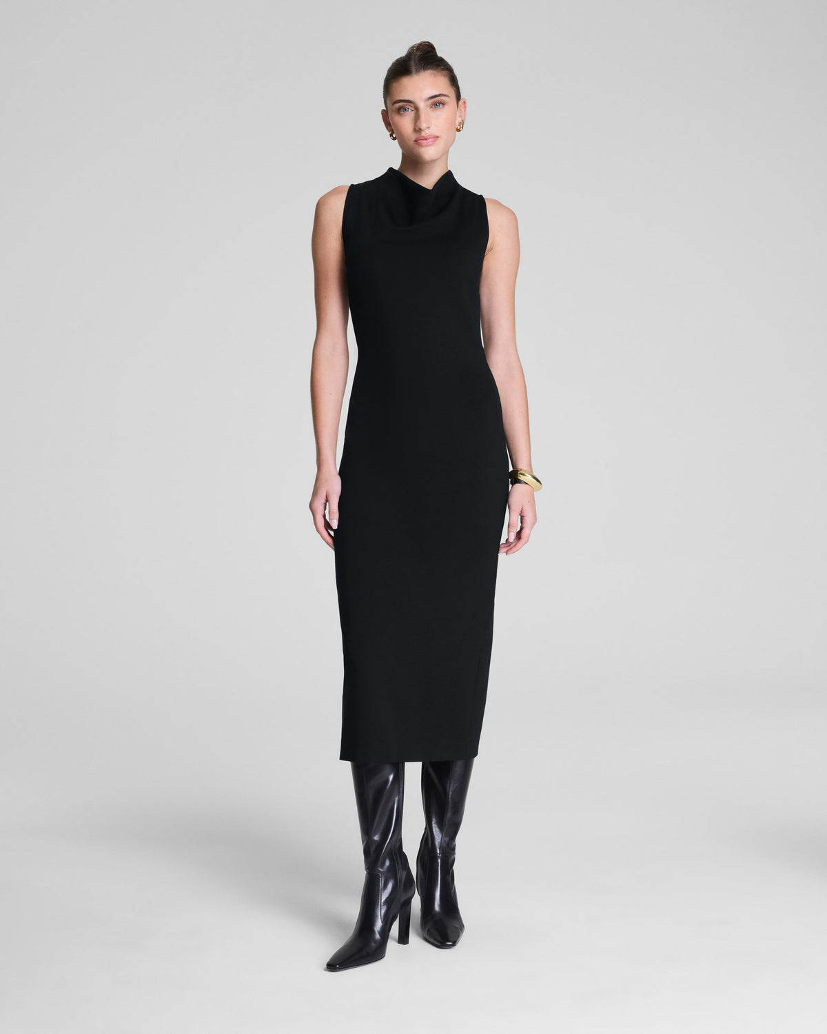 SPANX® Ponte Sleeveless Midi Dress | Classic Black
