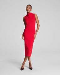 SPANX® Ponte Sleeveless Midi Dress | SPANX® Red