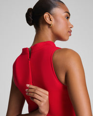 SPANX® Ponte Sleeveless Midi Dress | SPANX® Red