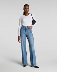 SPANXshape™ Authentic 360 Easy Flare Jeans with Patch Pockets | Elysian