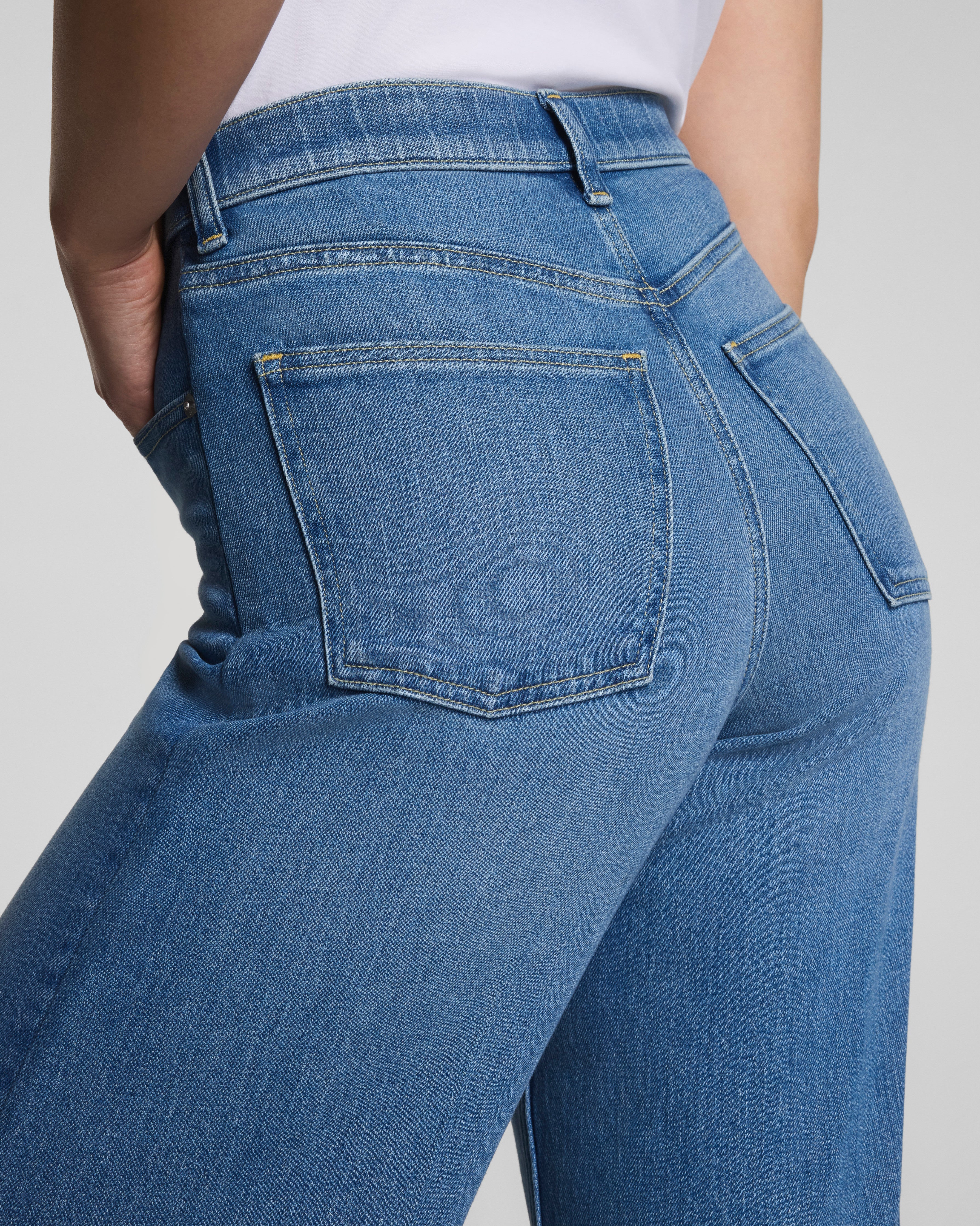 SPANXshape™ Authentic 360 Mid-Rise Wide Leg Jeans | Elysian