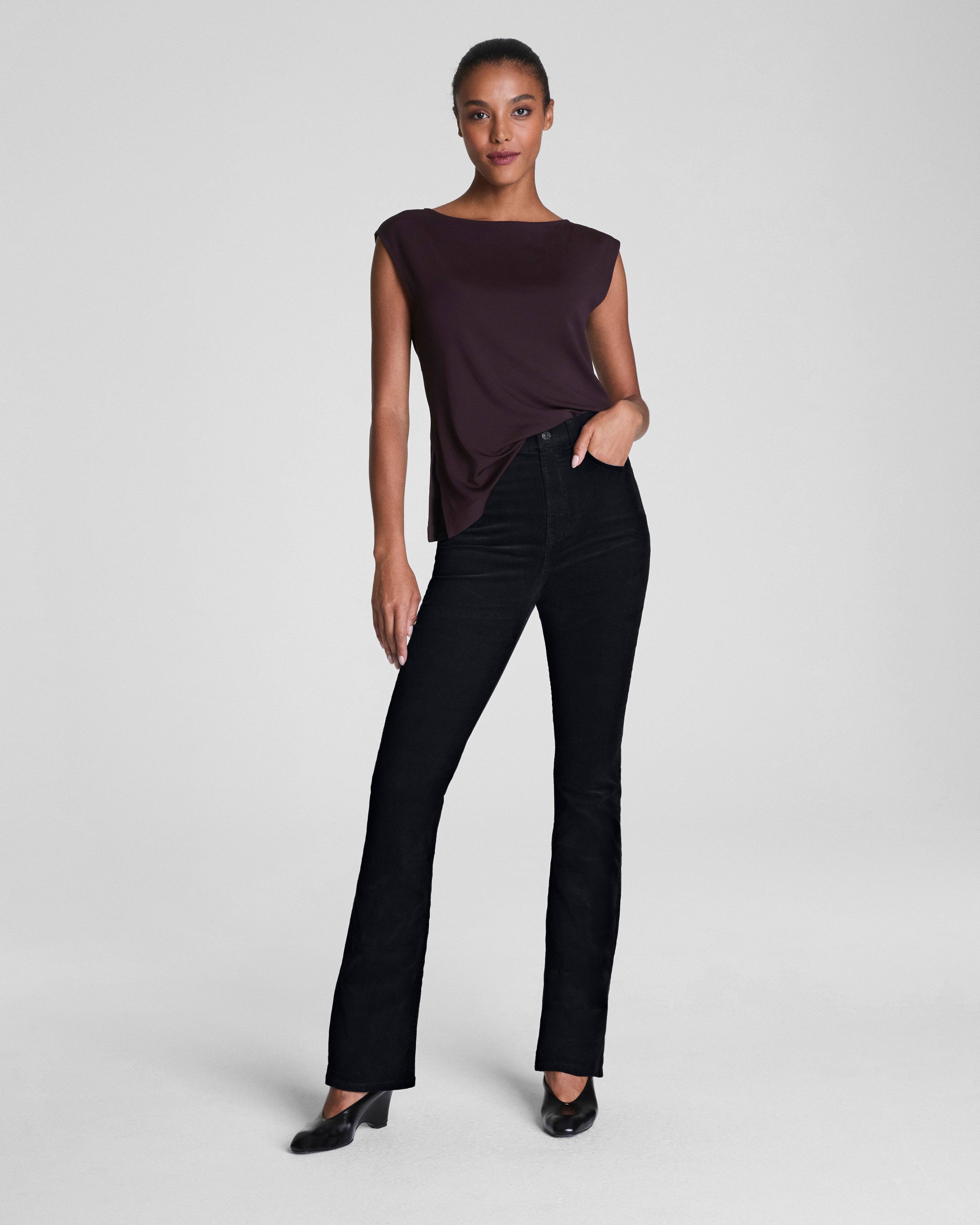 SPANXshape™ Authentic 360 Corduroy Micro Flare | Classic Black