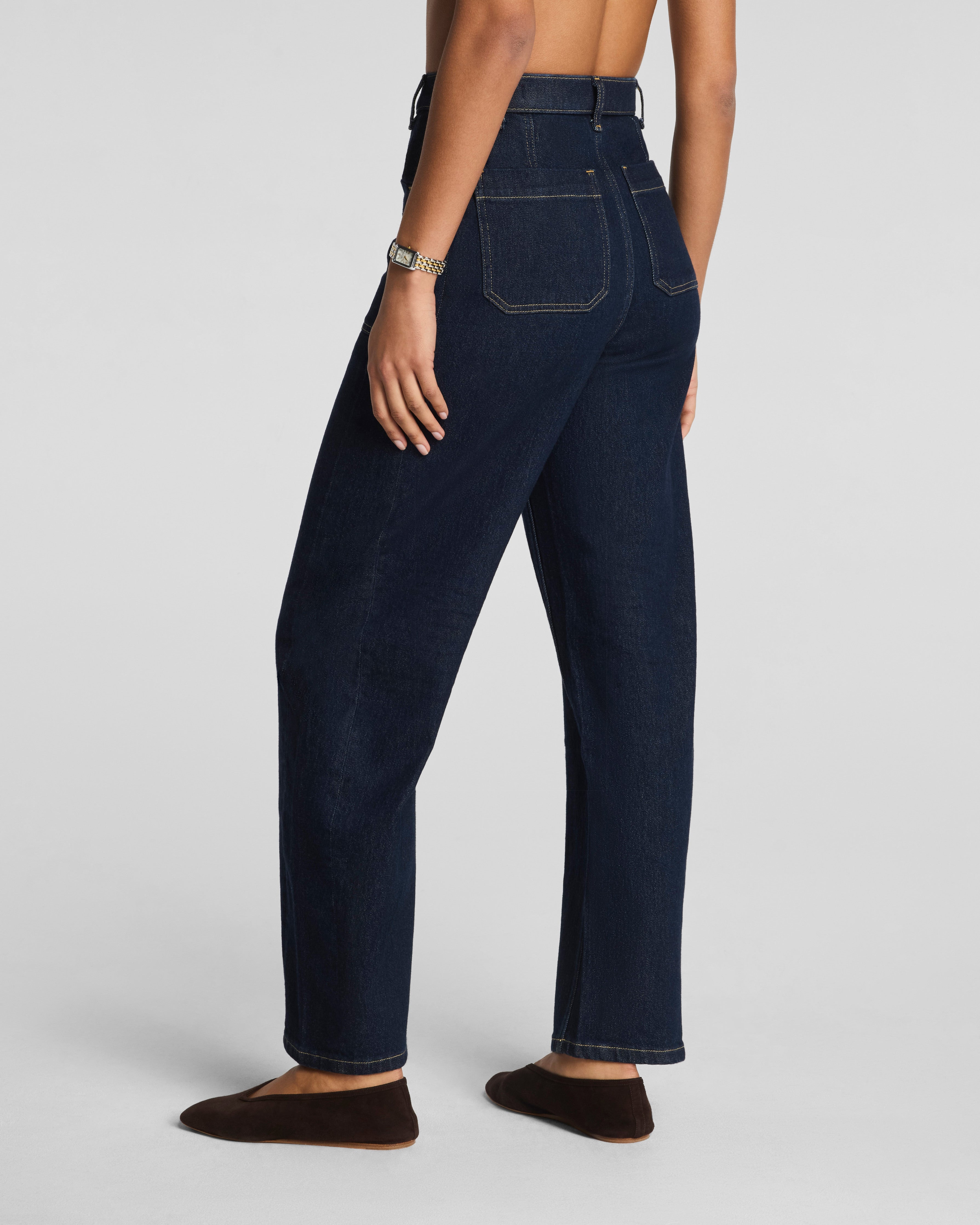 SPANXshape™ Authentic 360 Utility Barrel Leg Jeans | Marina