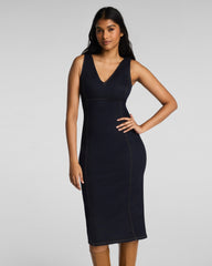 SPANX® Denim Midi Dress | Rinse